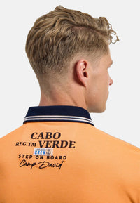 Camp David Cabo Verde Kurzarmshirt mit Polokragen