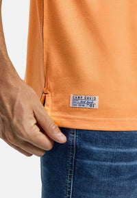Camp David Cabo Verde Kurzarmshirt mit Polokragen