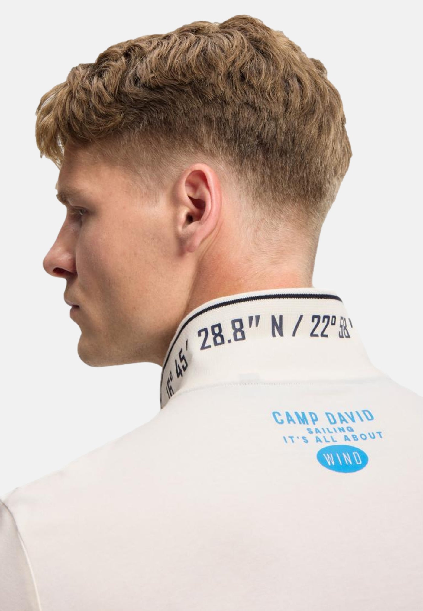 Camp David Cabo Verde Kurzarmshirt mit Polokragen