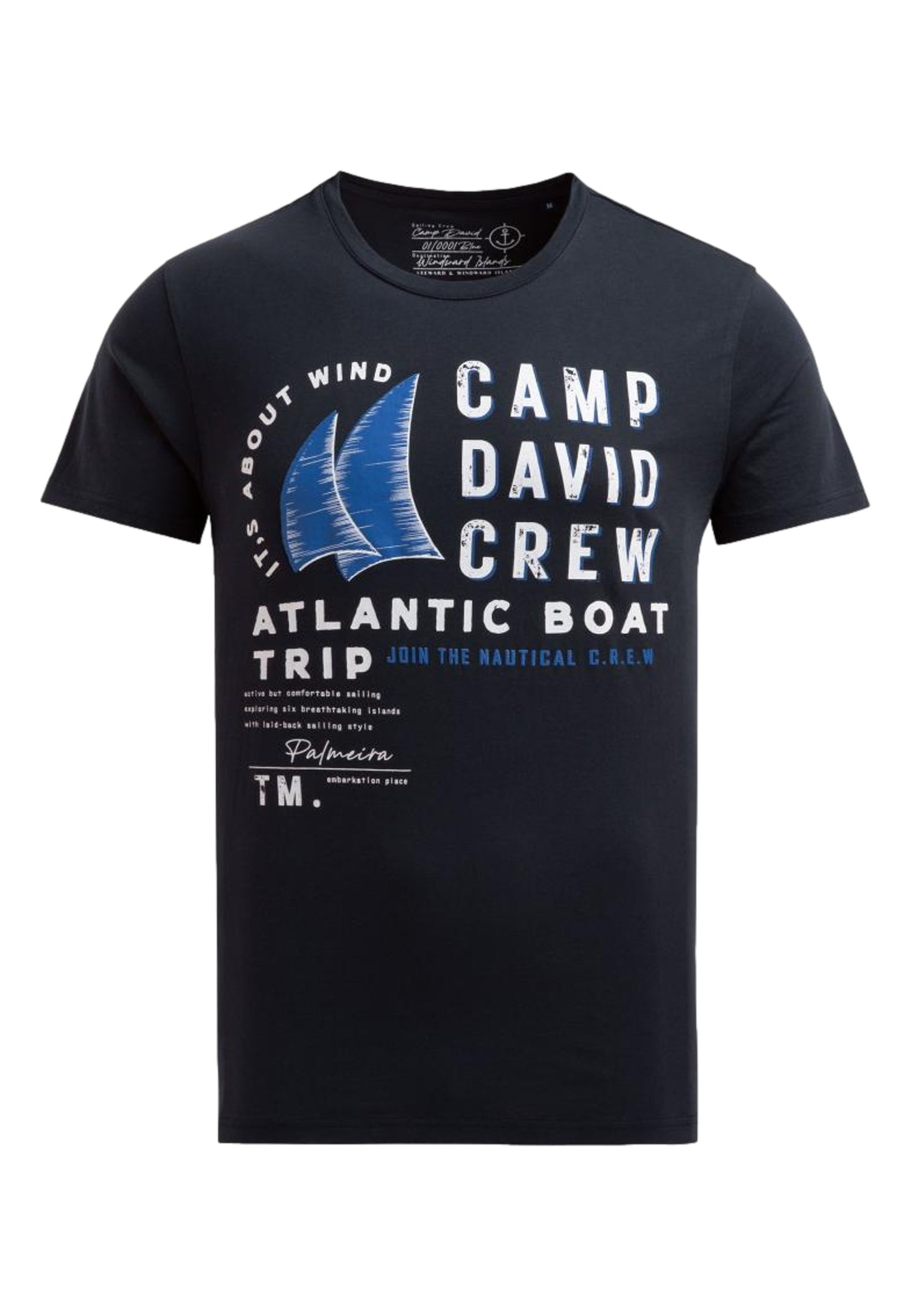 Camp David Cabo Verde Kurzarmshirt