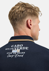 Camp David Cabo Verde Kurzarmshirt mit Polokragen