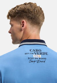 Camp David Cabo Verde Kurzarmshirt mit Polokragen