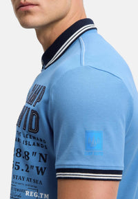 Camp David Cabo Verde Kurzarmshirt mit Polokragen