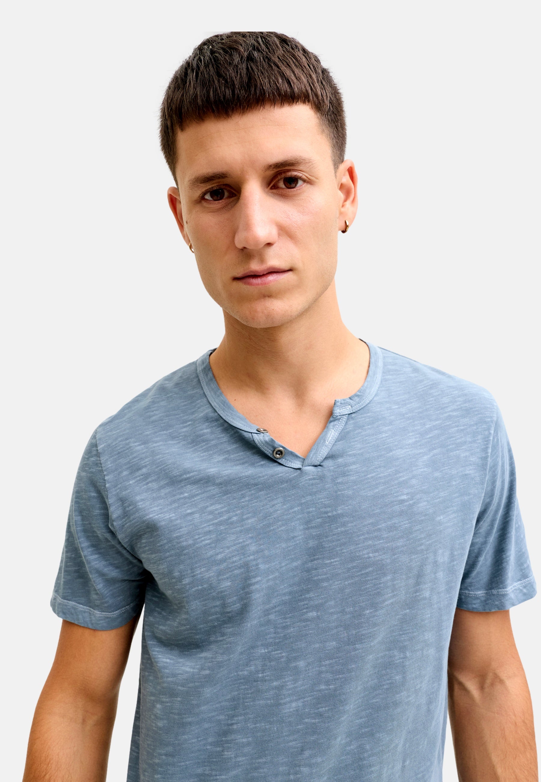 Jack & Jones JJESPLIT NECK TEE