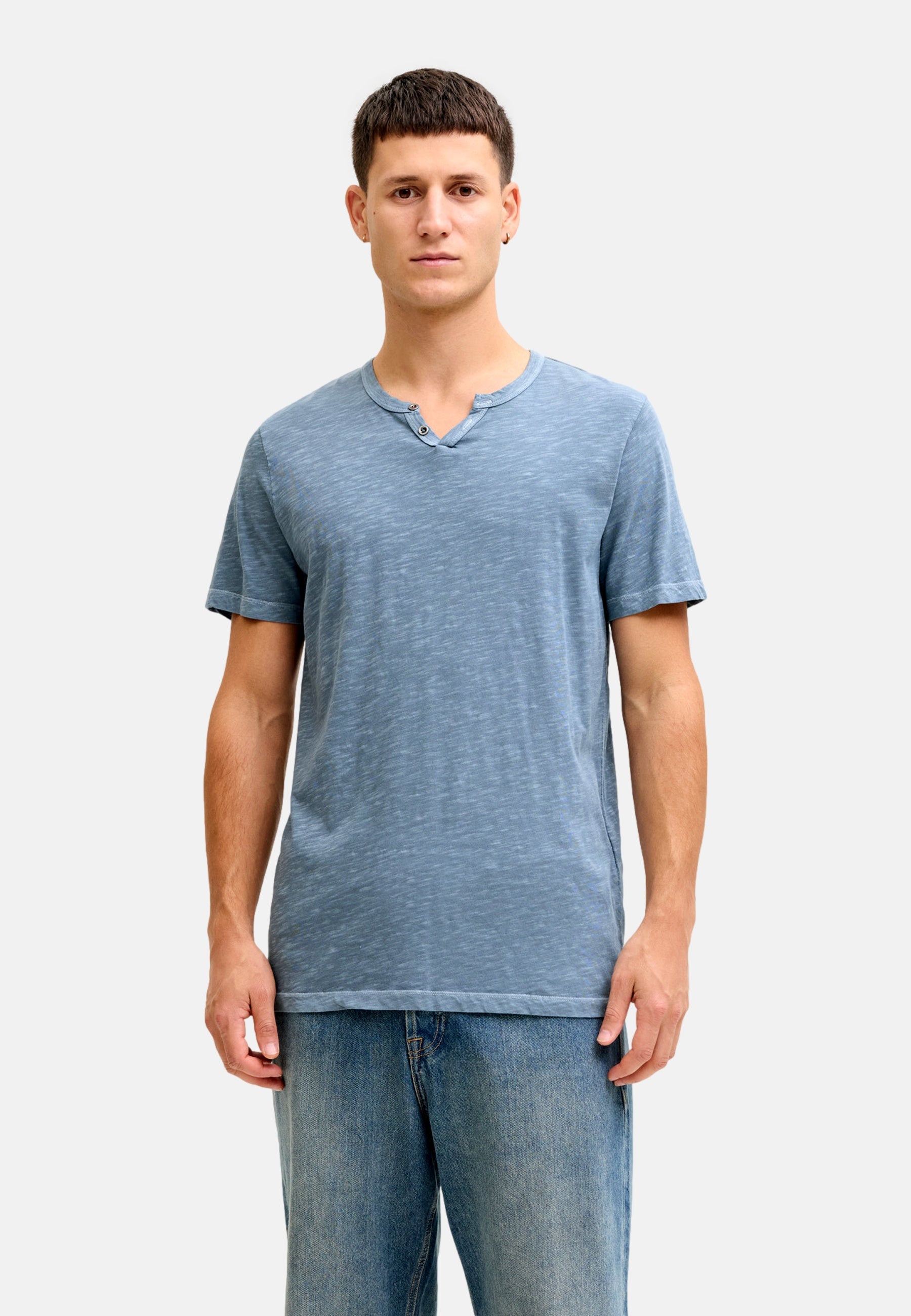 Jack & Jones JJESPLIT NECK TEE