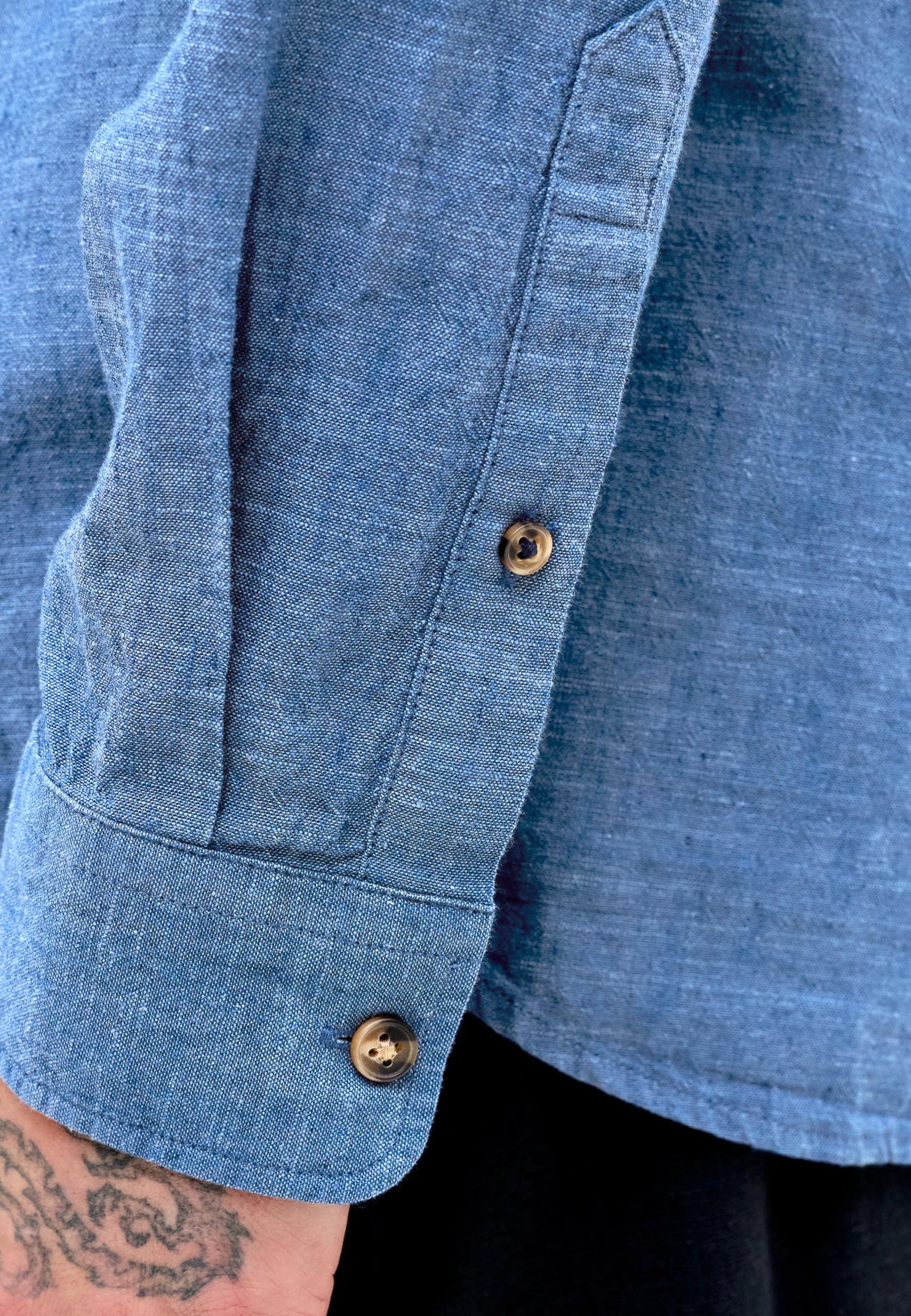 Jack & Jones JJESUMMER LINEN Langarmhemd