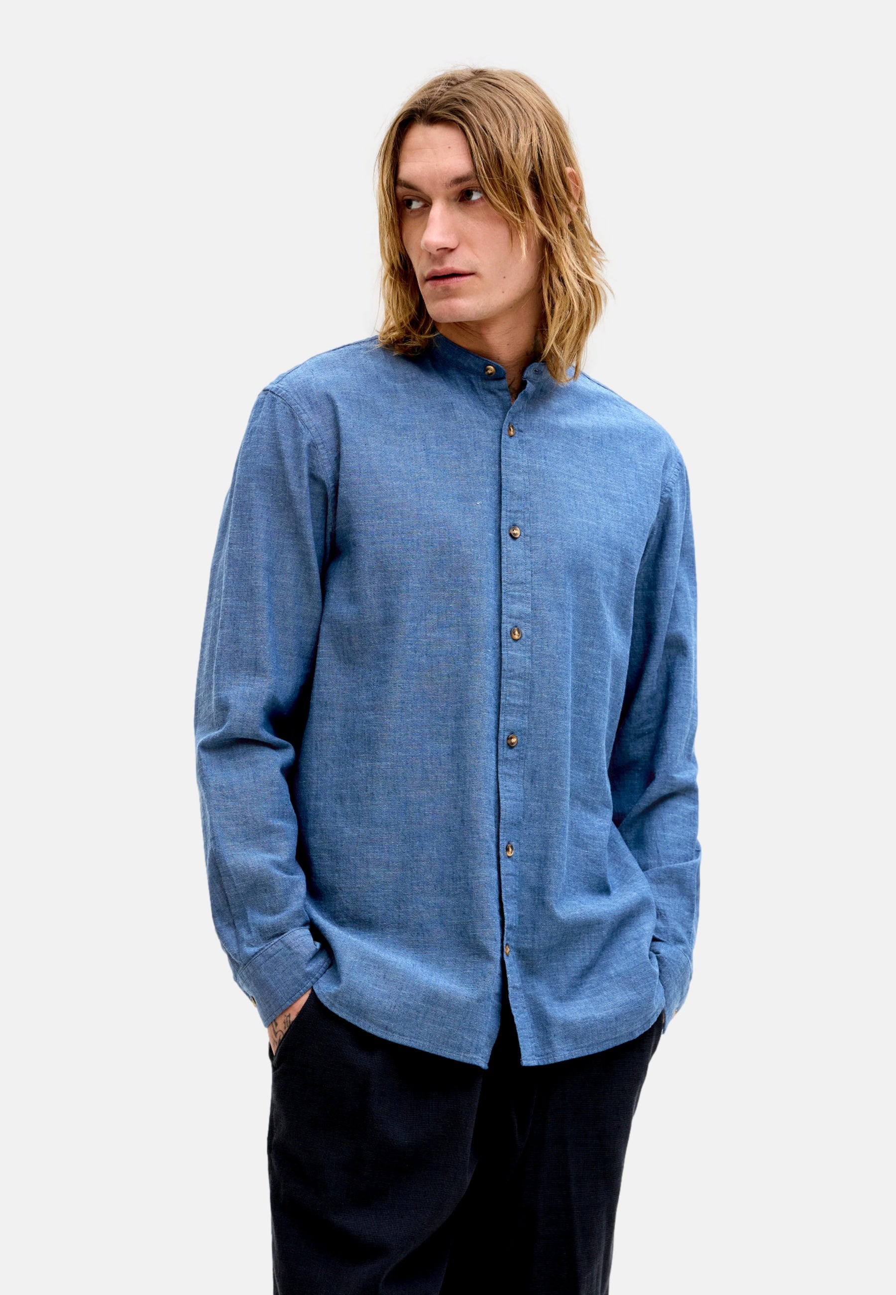 Jack & Jones JJESUMMER LINEN Langarmhemd