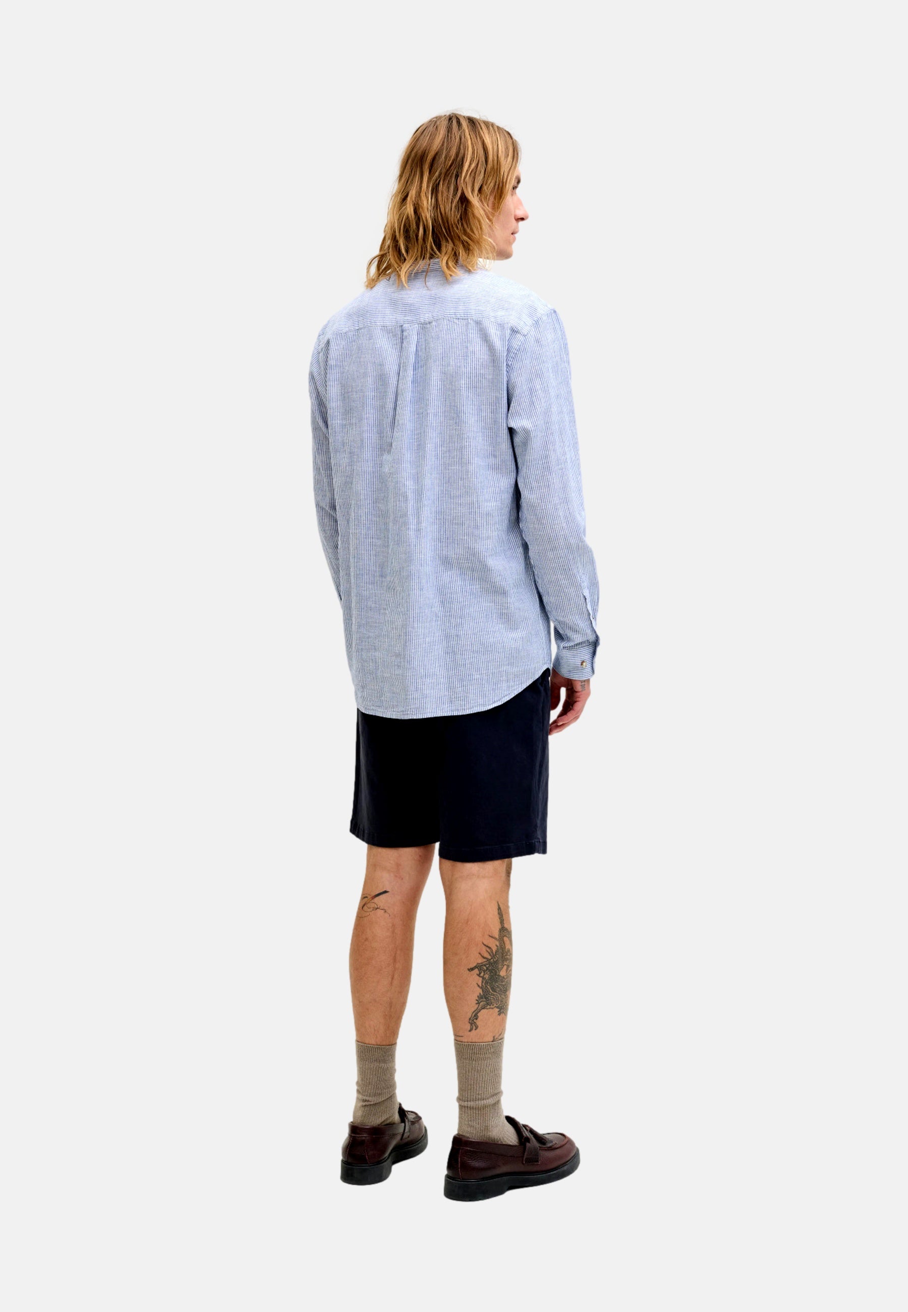 Jack & Jones JJESUMMER LINEN Langarmhemd