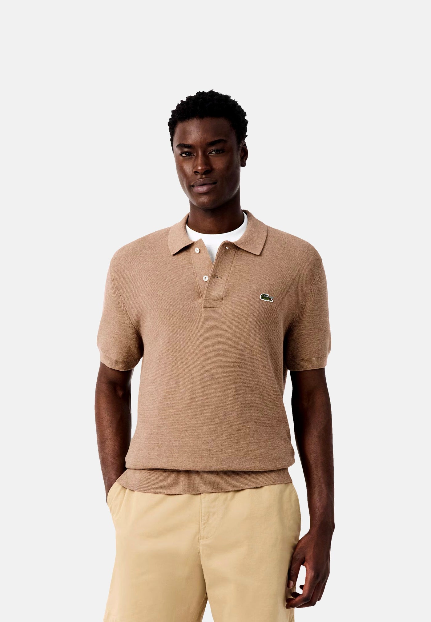 Lacoste Kurzarmshirt mit Polokragen