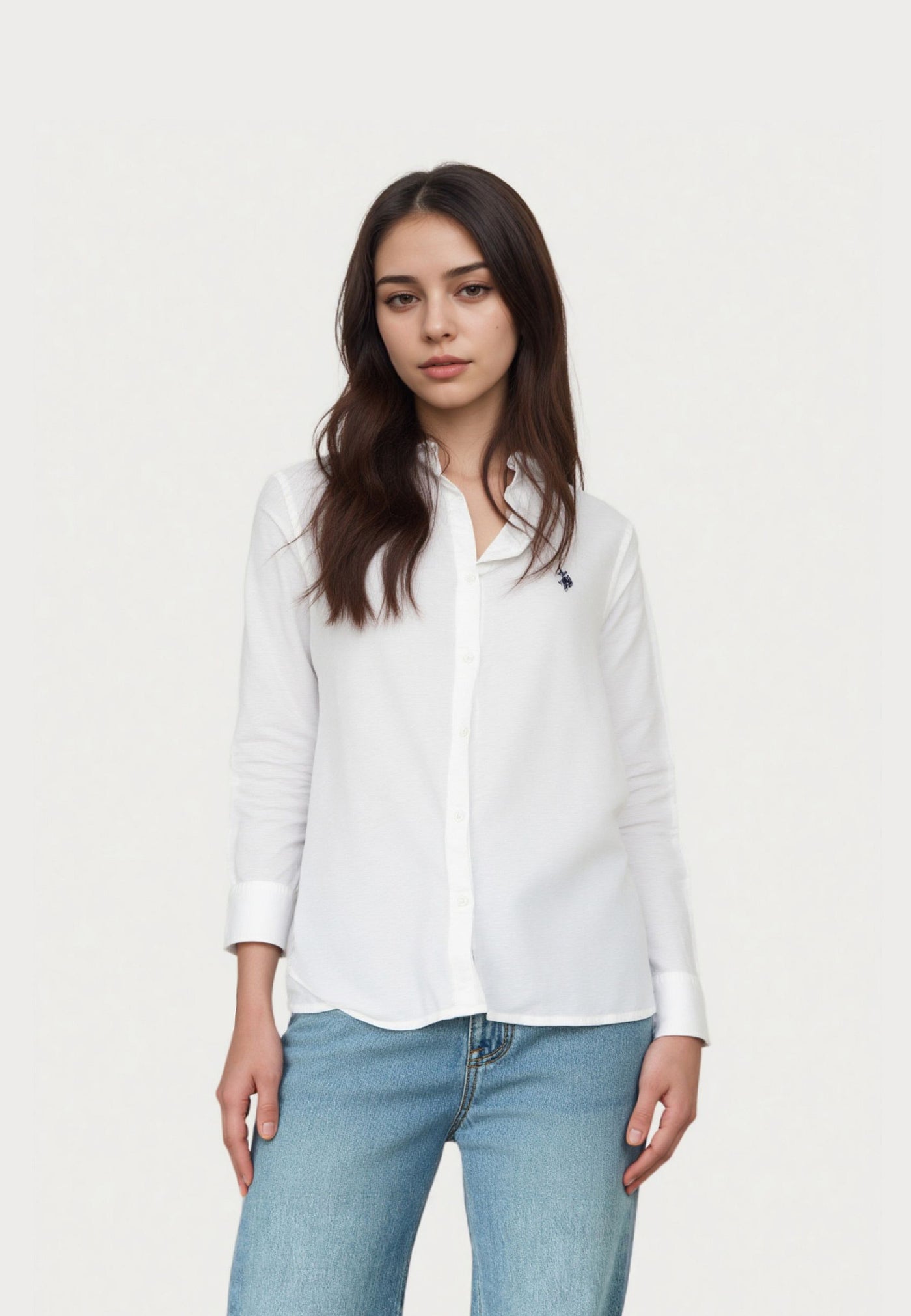 U.S. POLO Hemd Button-Down Leinen