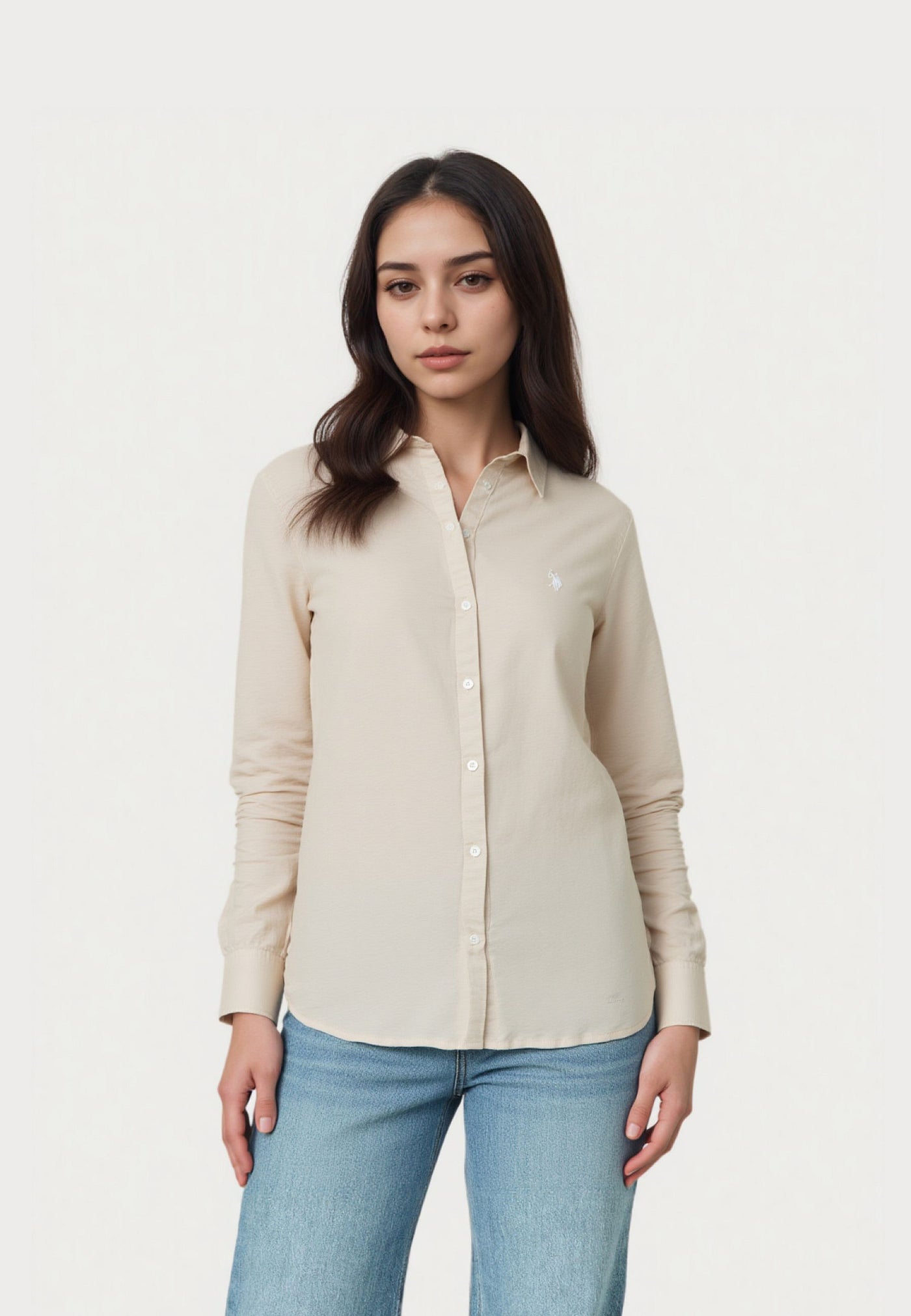 U.S. POLO Hemd Button-Down Leinen