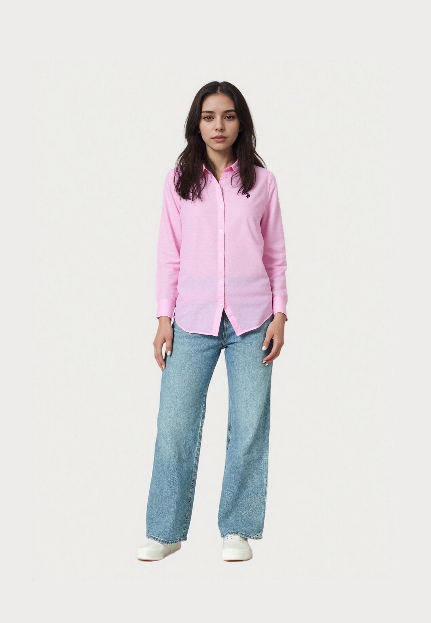 U.S. POLO Hemd Button-Down Leinen