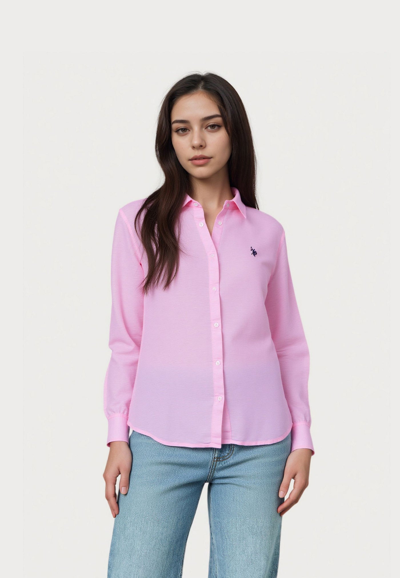 U.S. POLO Hemd Button-Down Leinen