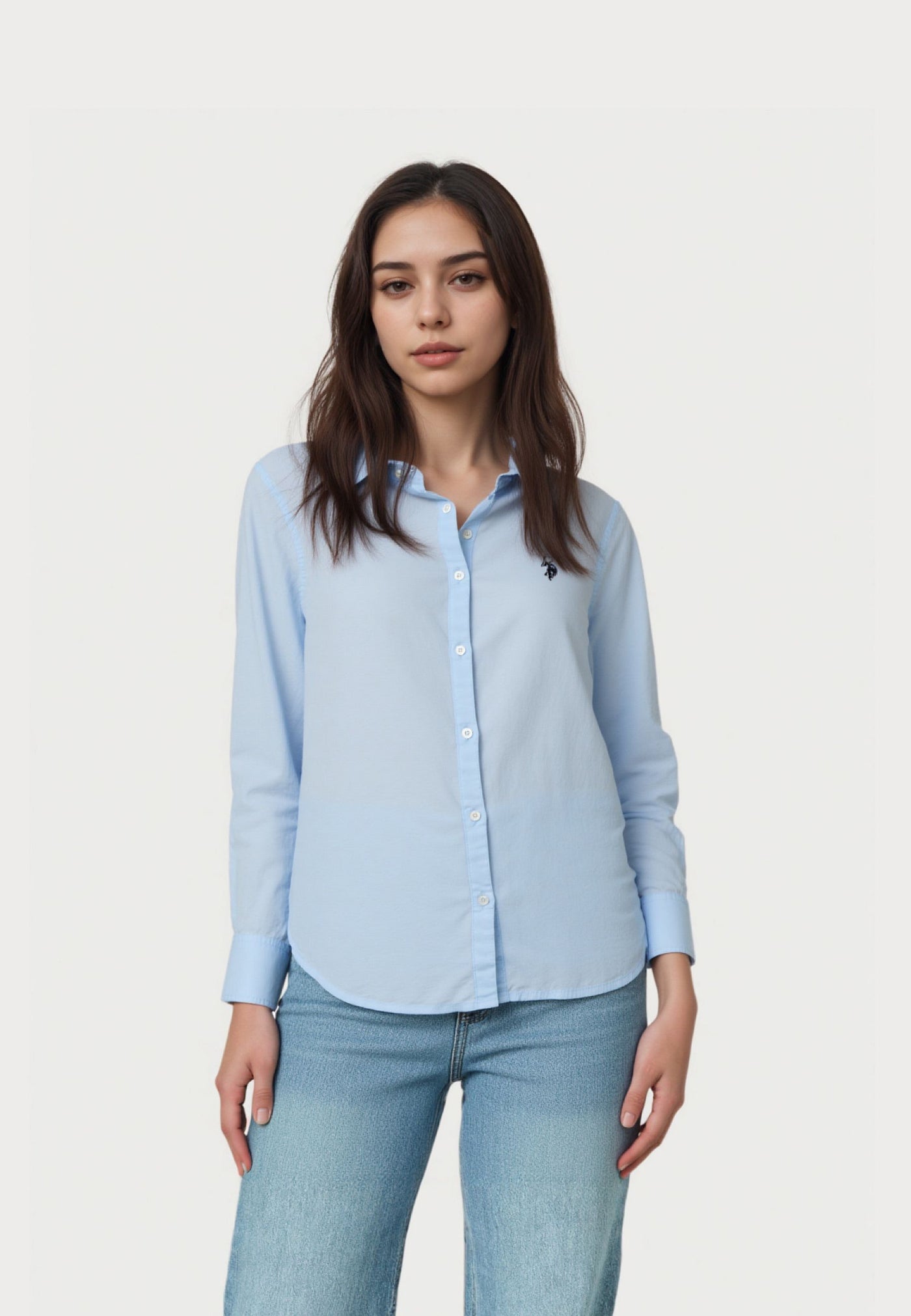 U.S. POLO Hemd Button-Down Leinen