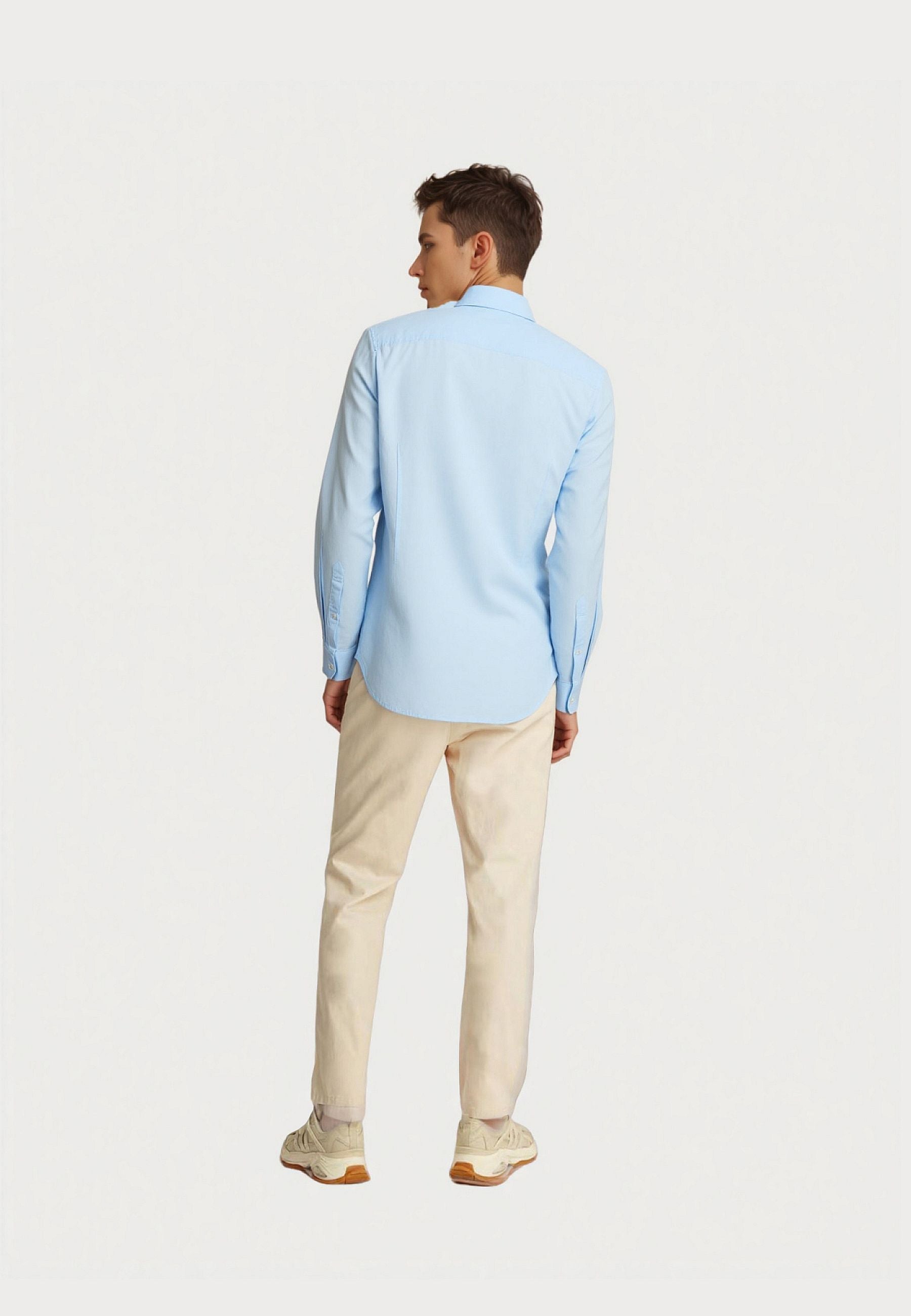 U.S. POLO Shirt Button-Down Leinen