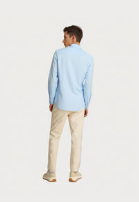 U.S. POLO Shirt Button-Down Leinen