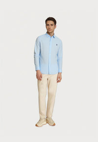 U.S. POLO Shirt Button-Down Leinen