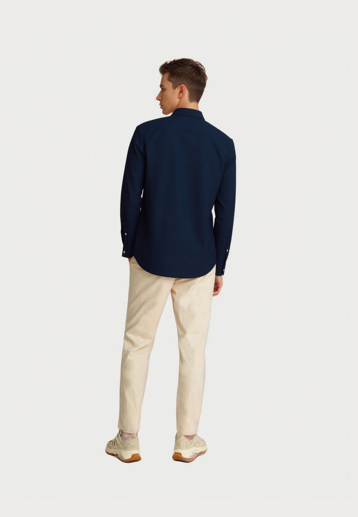 U.S. POLO Shirt Button-Down Leinen