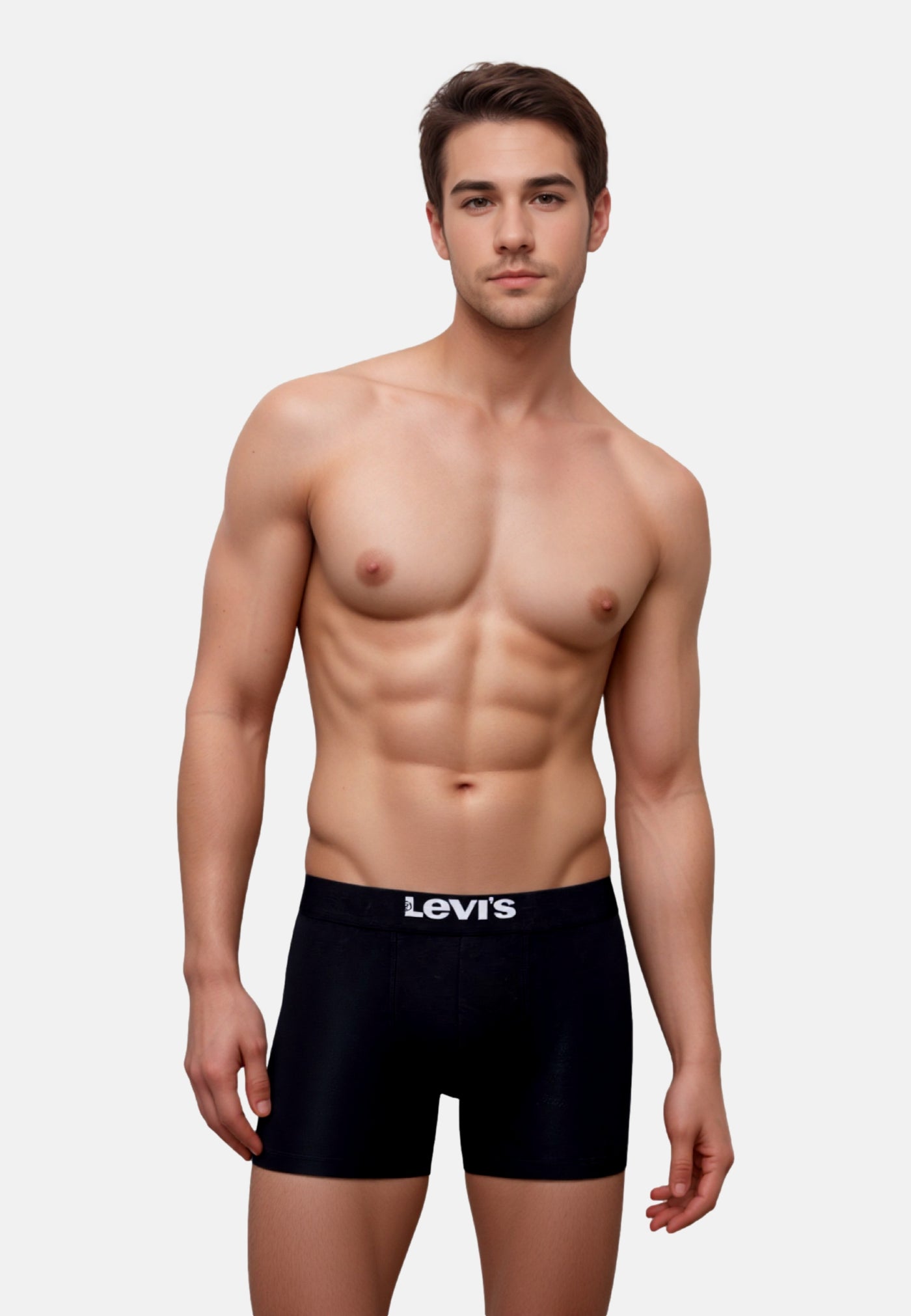 Levis Solid Basic Boxer Unterhosen Doppelpack