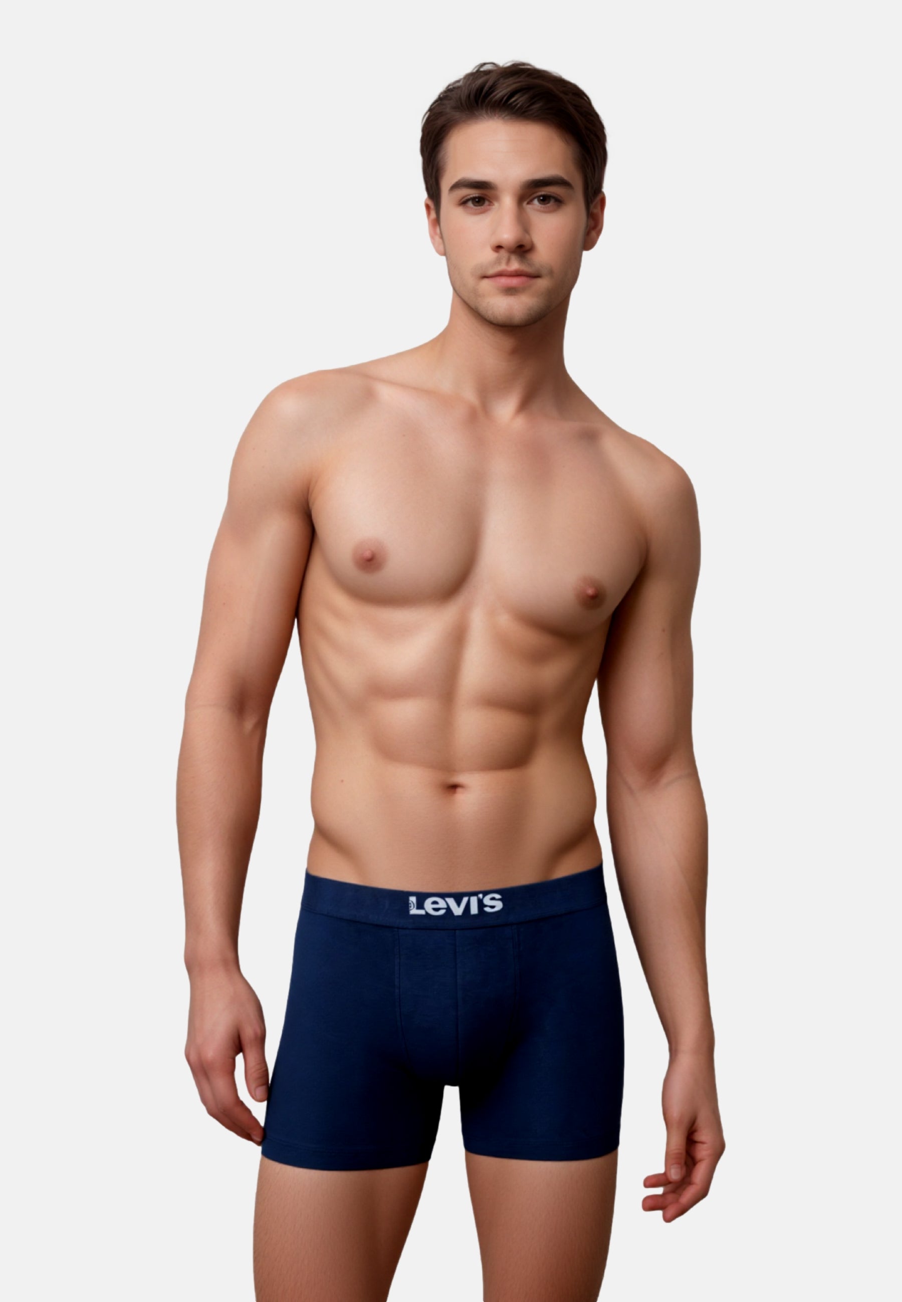 Levis Solid Basic Boxer Unterhosen Doppelpack