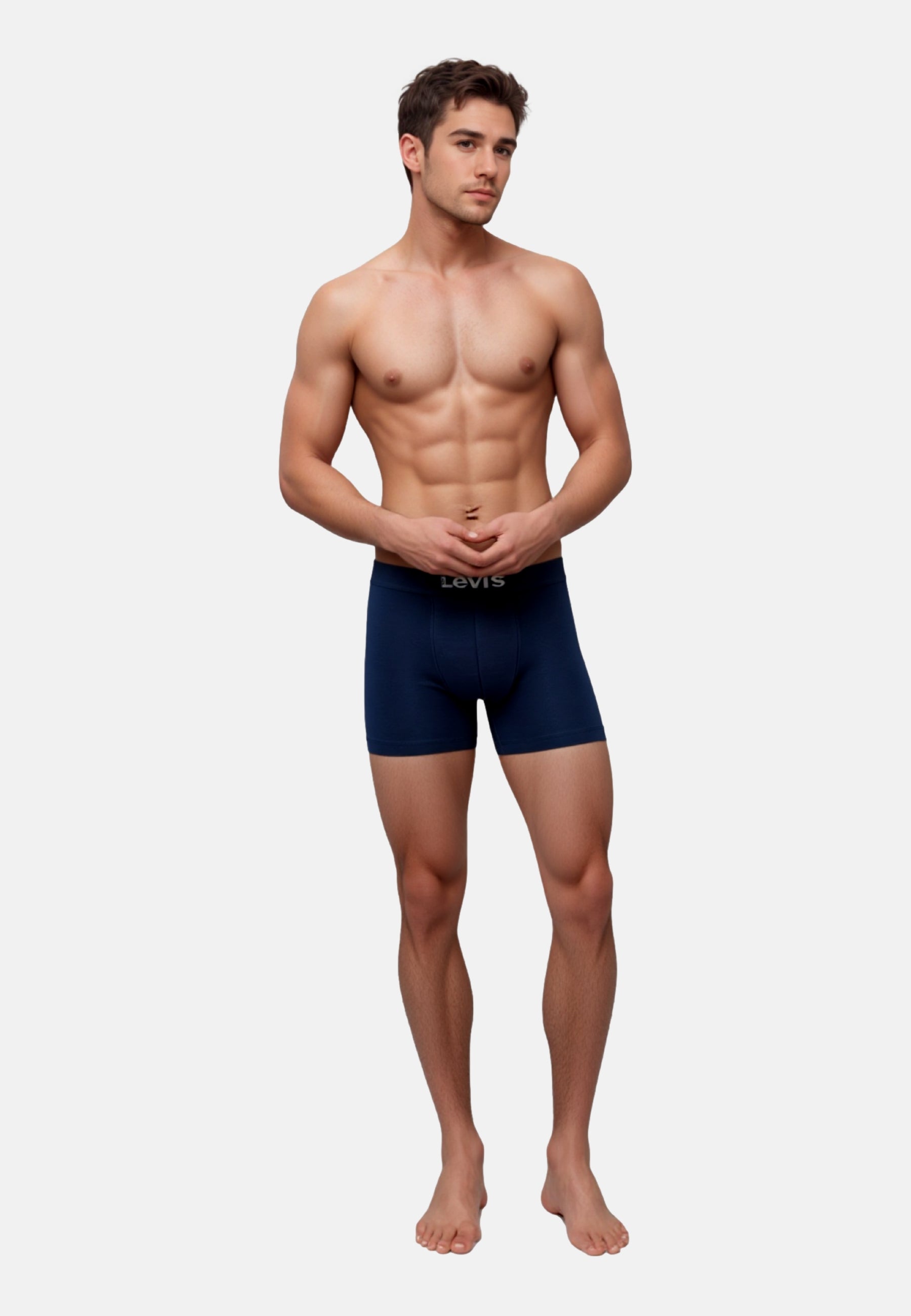Levis Solid Basic Boxer Unterhosen Doppelpack