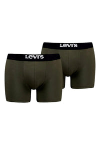Levis Boxershorts Solid Basic Boxer Unterhosen Doppelpack