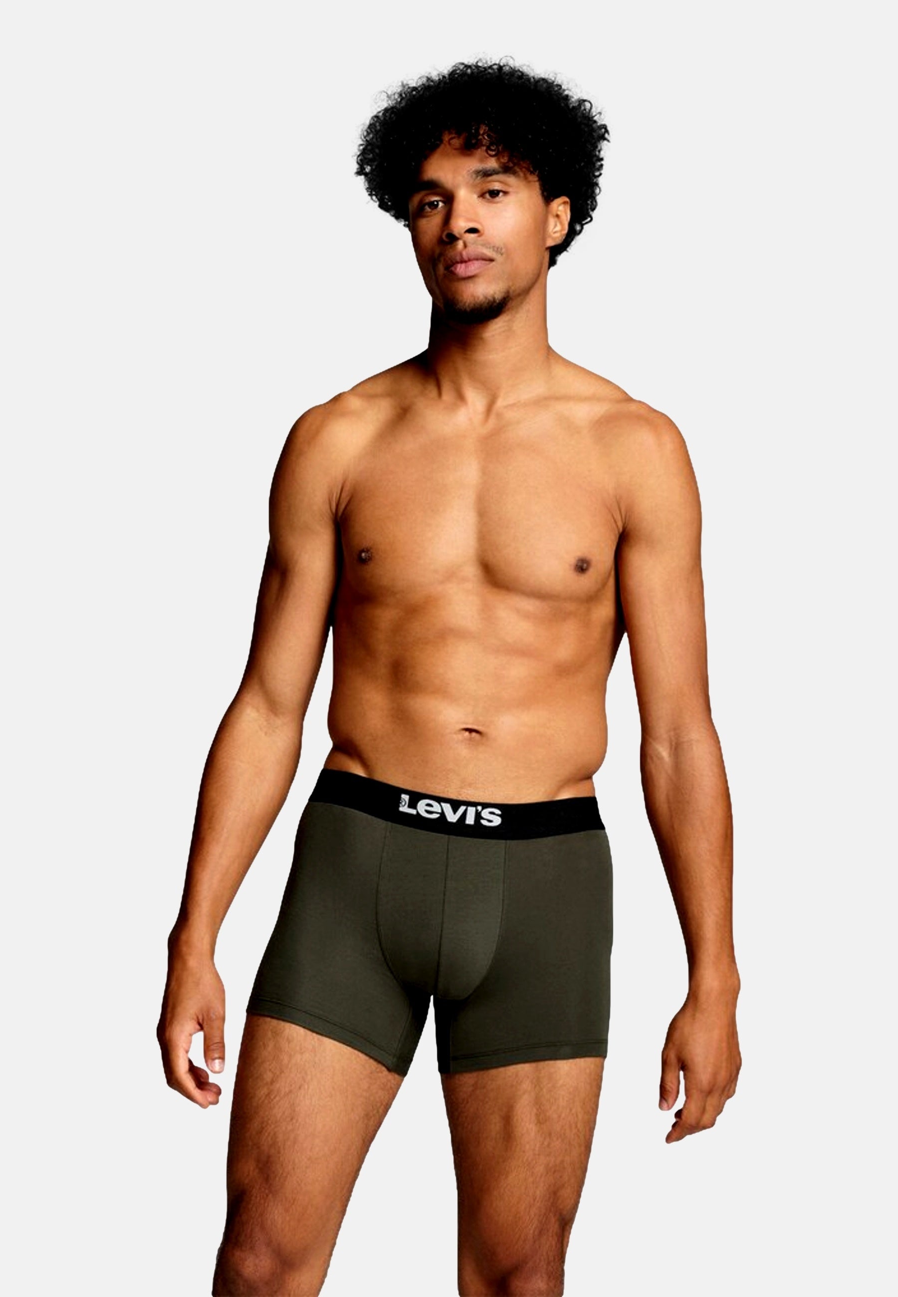 Levis Boxershorts Solid Basic Boxer Unterhosen Doppelpack