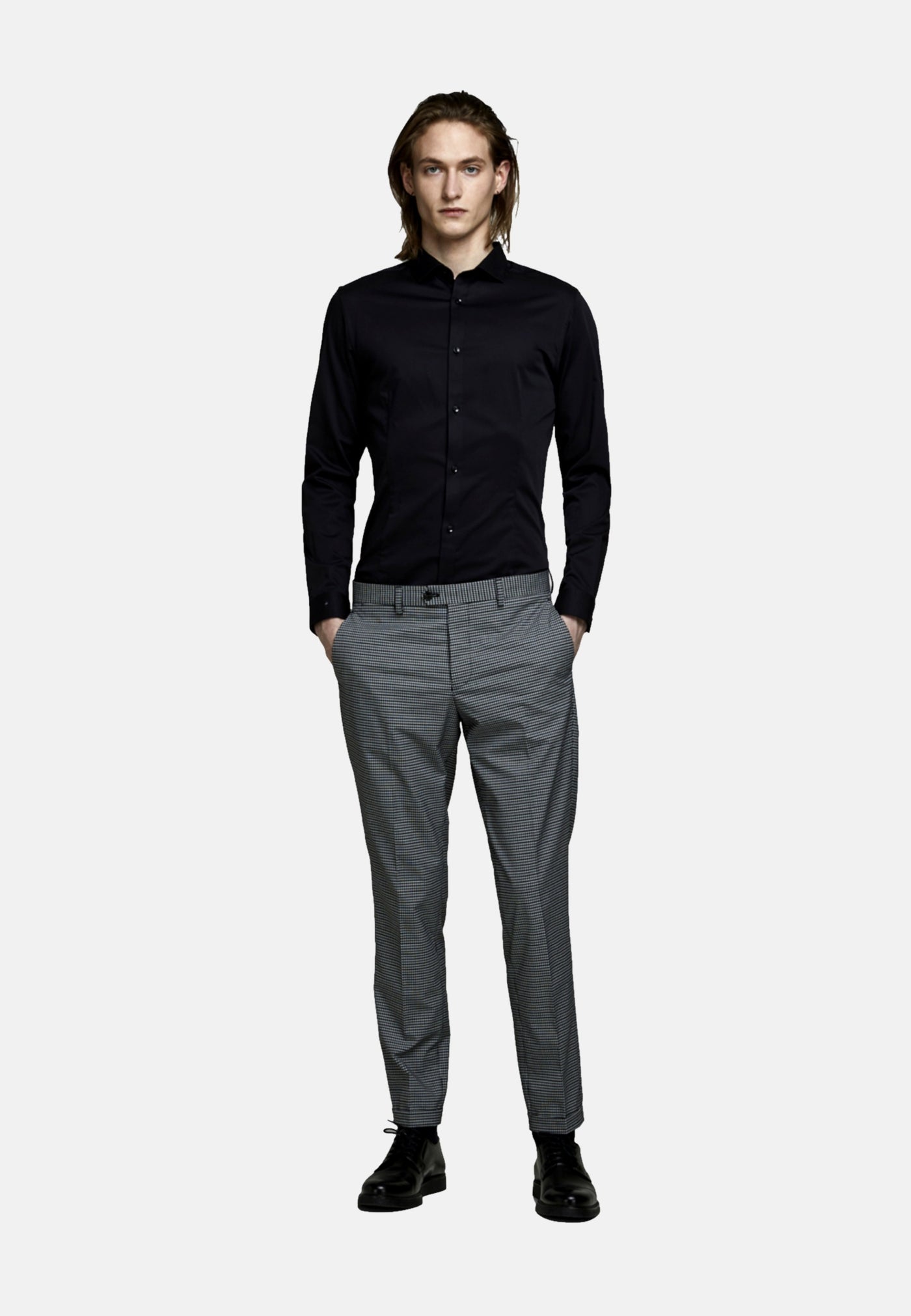 Jack & Jones Hemd JJ PARMA SHIRT Langarmhemd