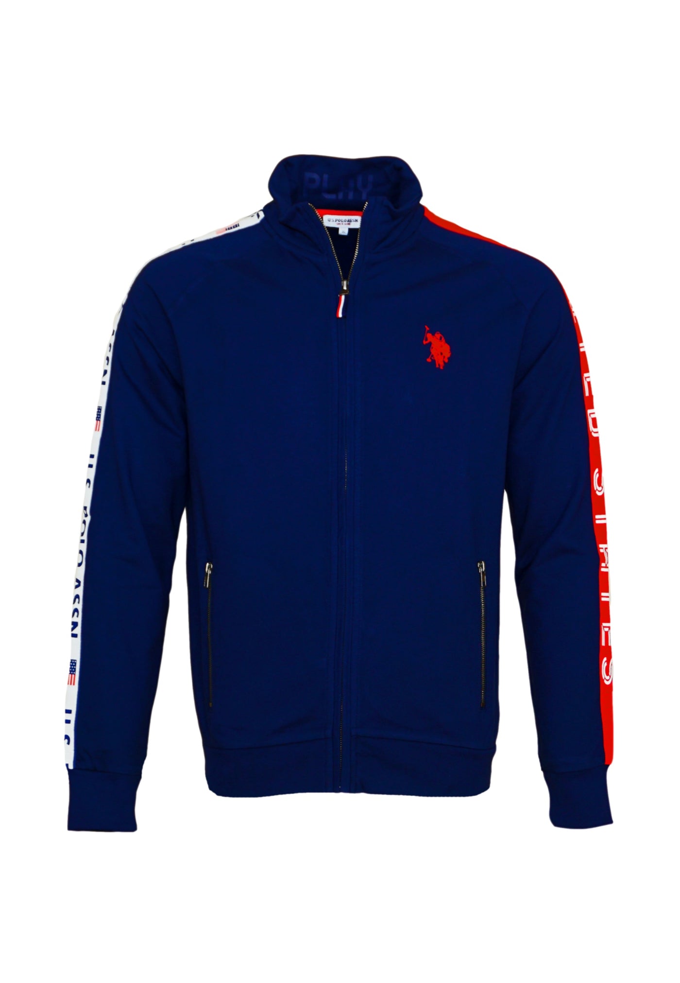 U.S. POLO Jacke Sweatjacke Zipper mit Logo