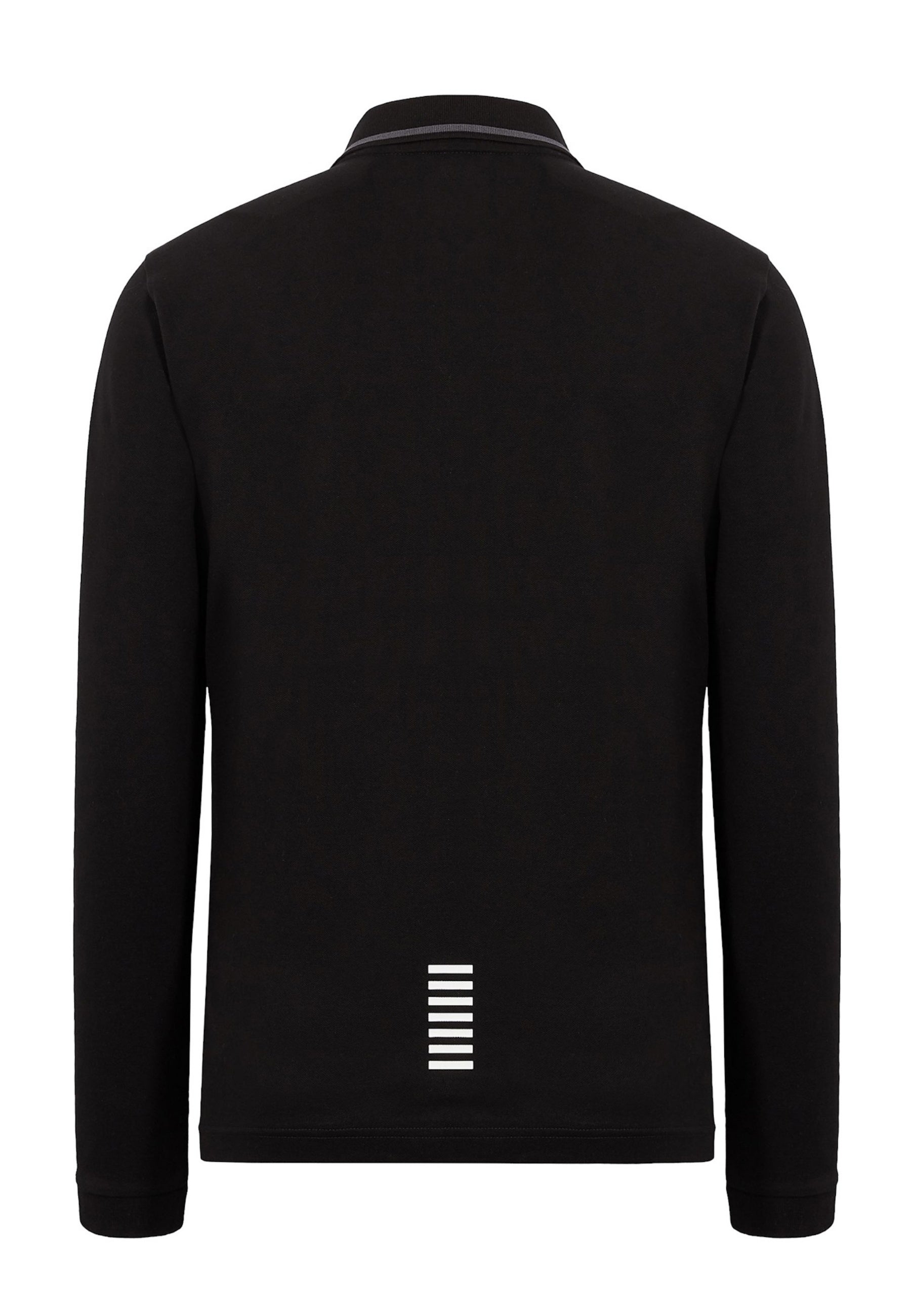 EA7 Emporio Armani Poloshirt Langarm EA7 Shirt mit Polokragen