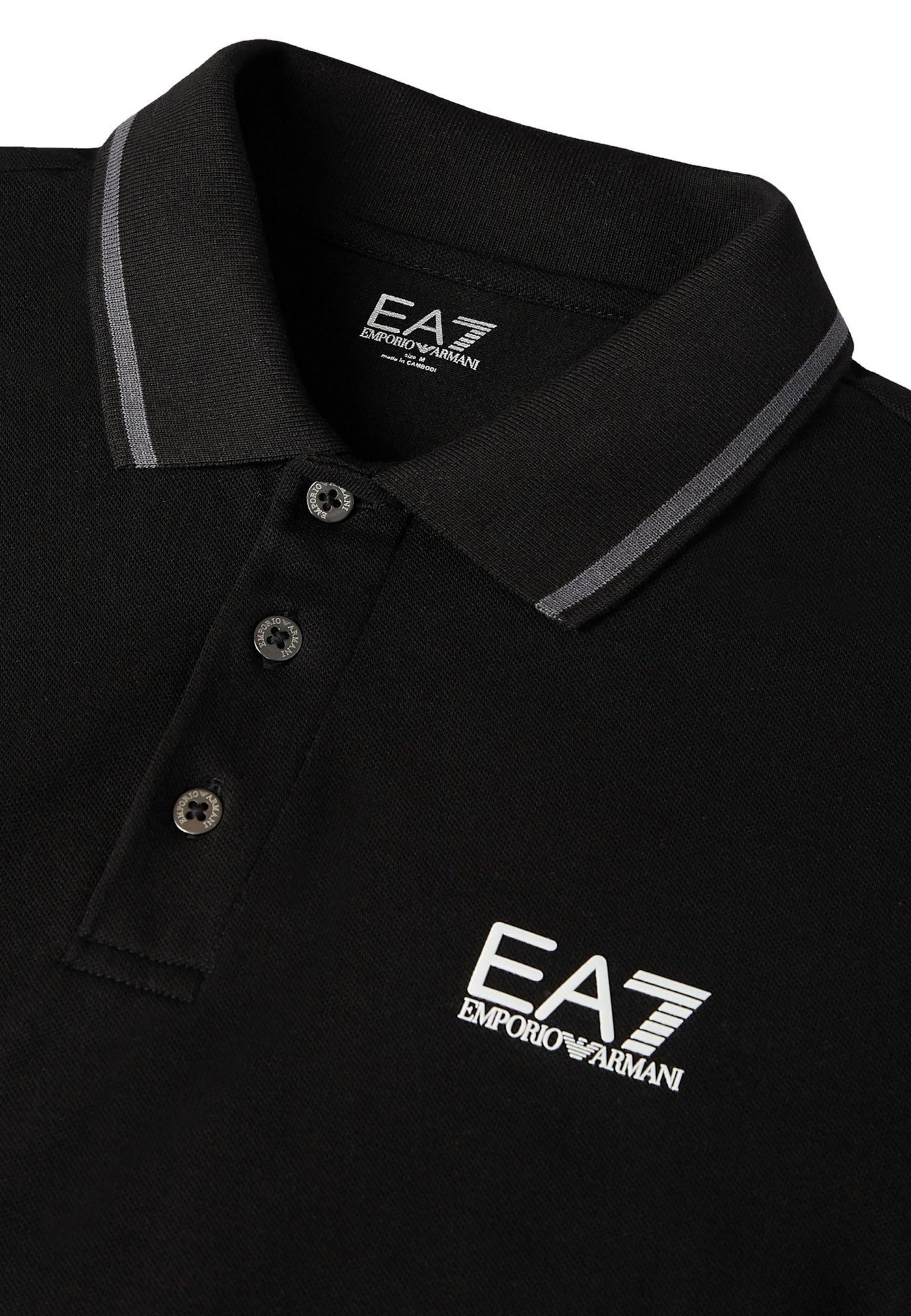 EA7 Emporio Armani Poloshirt Langarm EA7 Shirt mit Polokragen