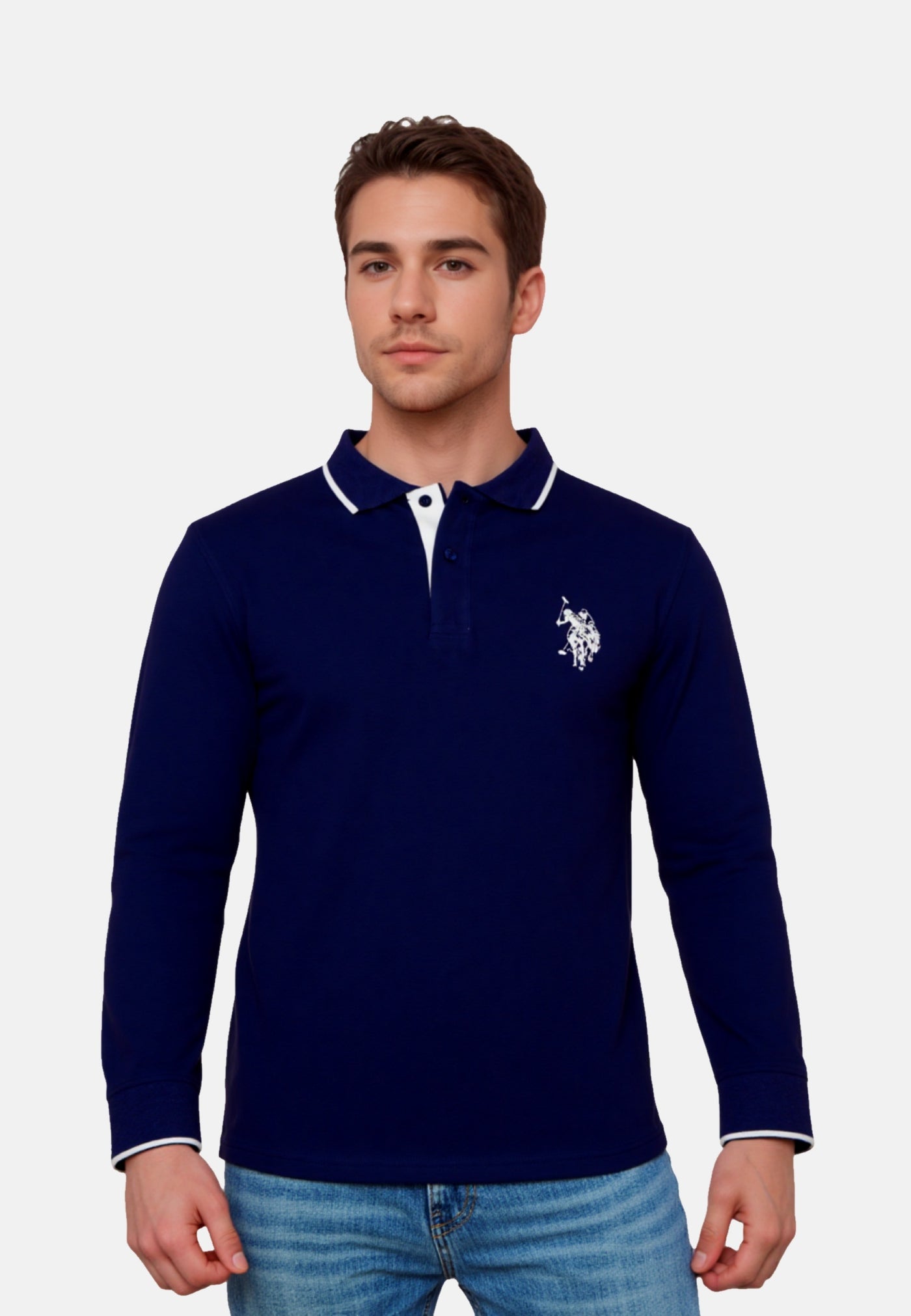 U.S. POLO Poloshirt Polohemd langarm Polo