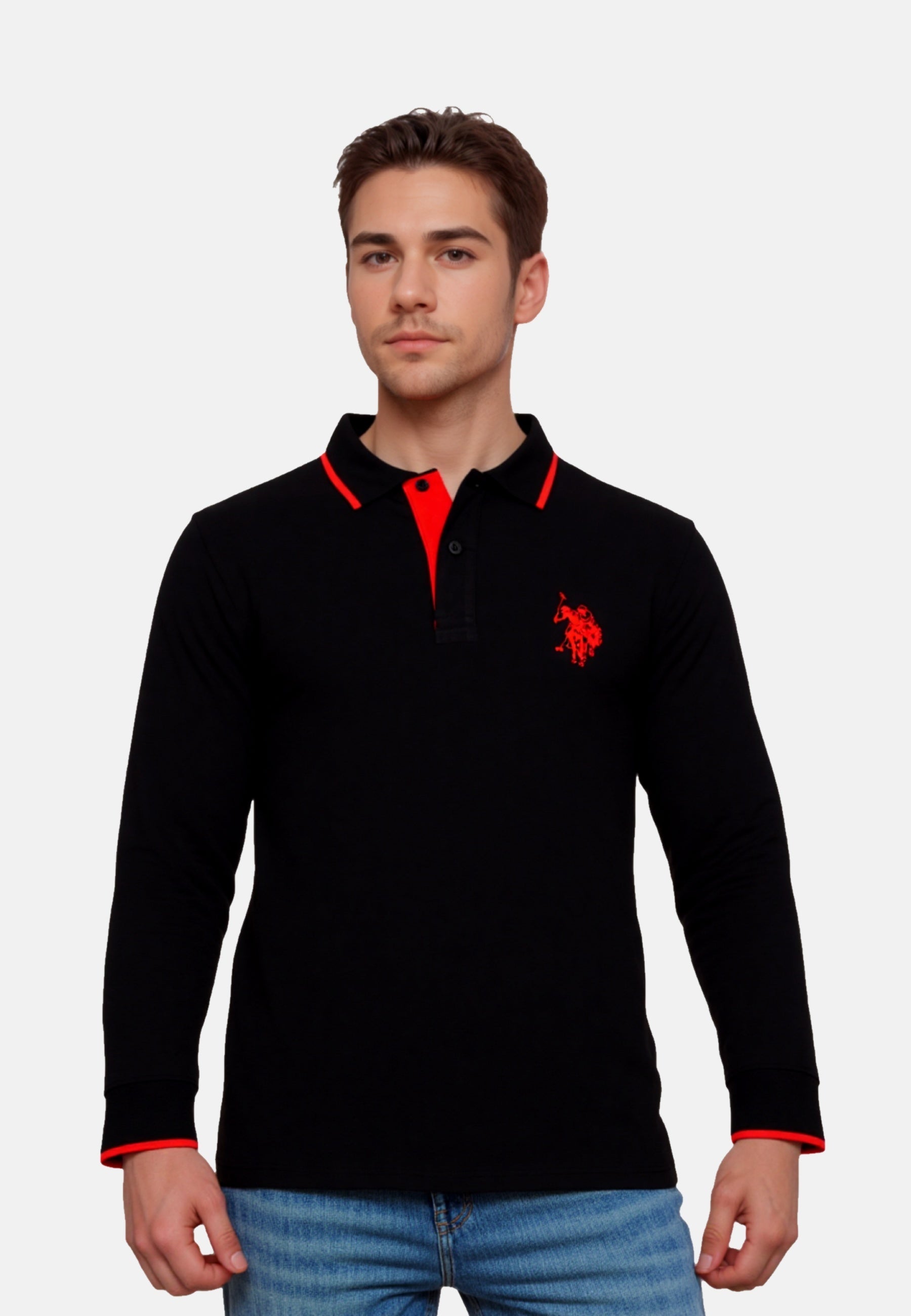 U.S. POLO Poloshirt Polohemd langarm Polo