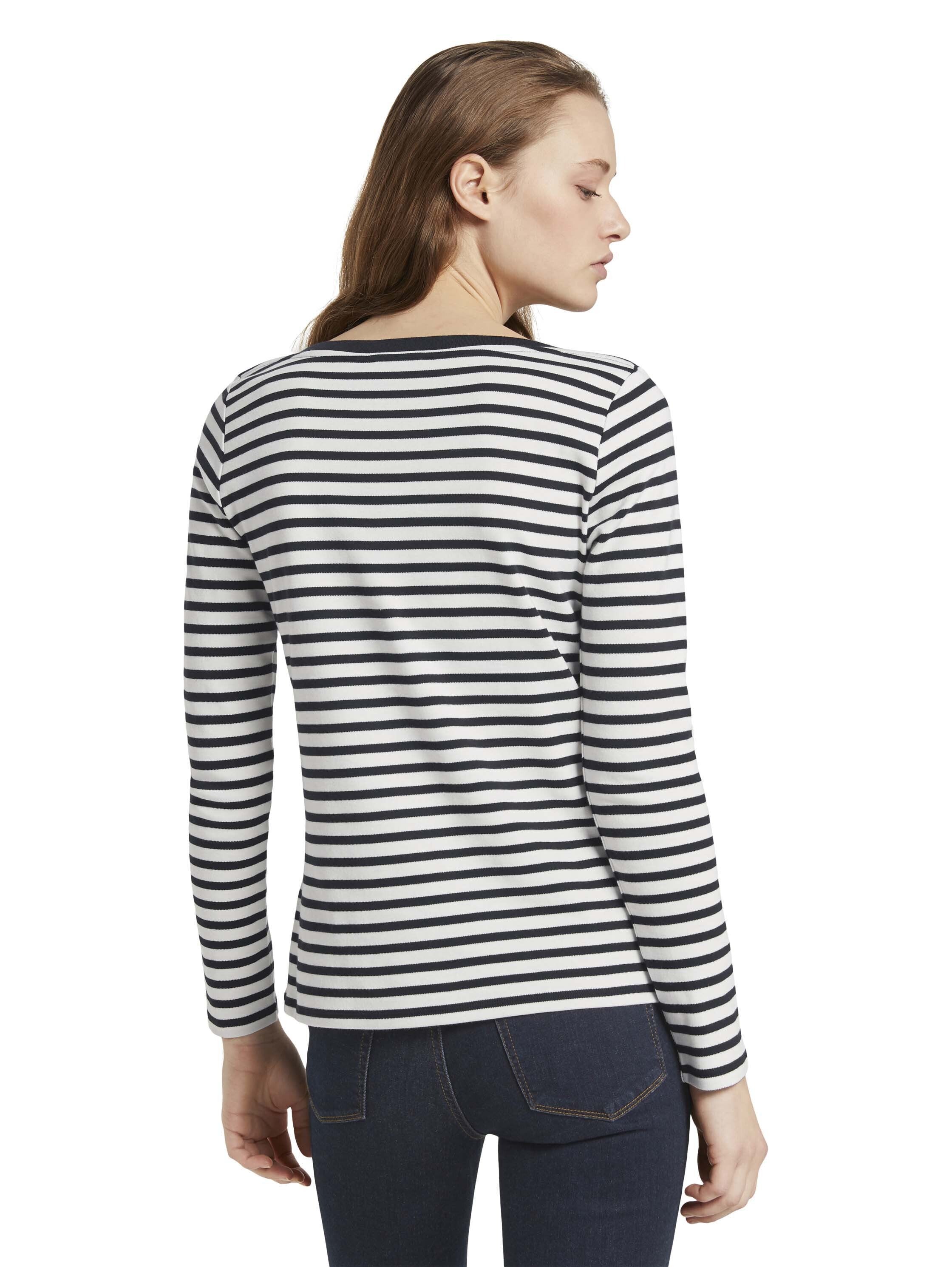 Tom Tailor Striped dünner Pullover