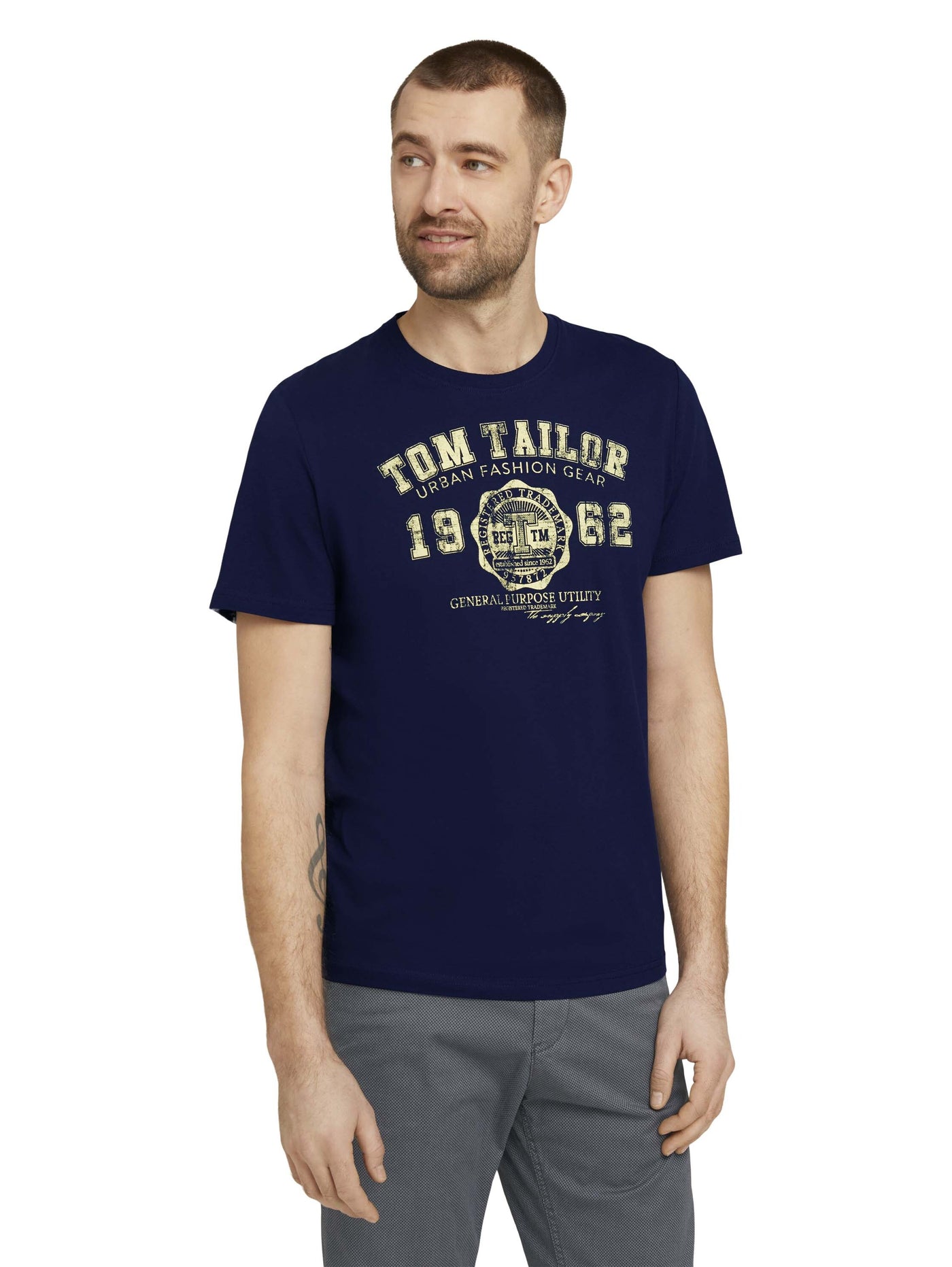 Tom Tailor Logo Kurzarmshirt