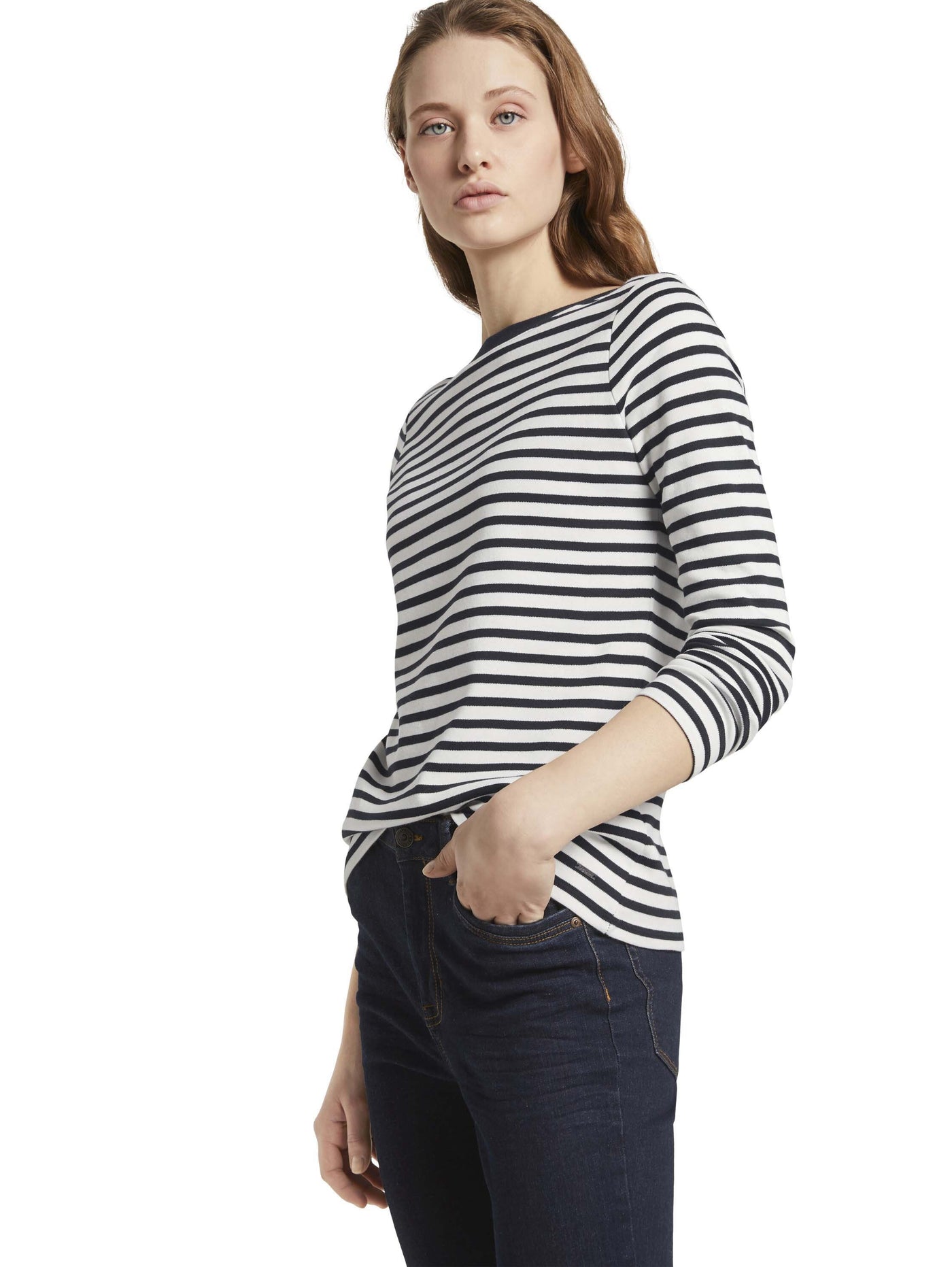 Tom Tailor Striped dünner Pullover