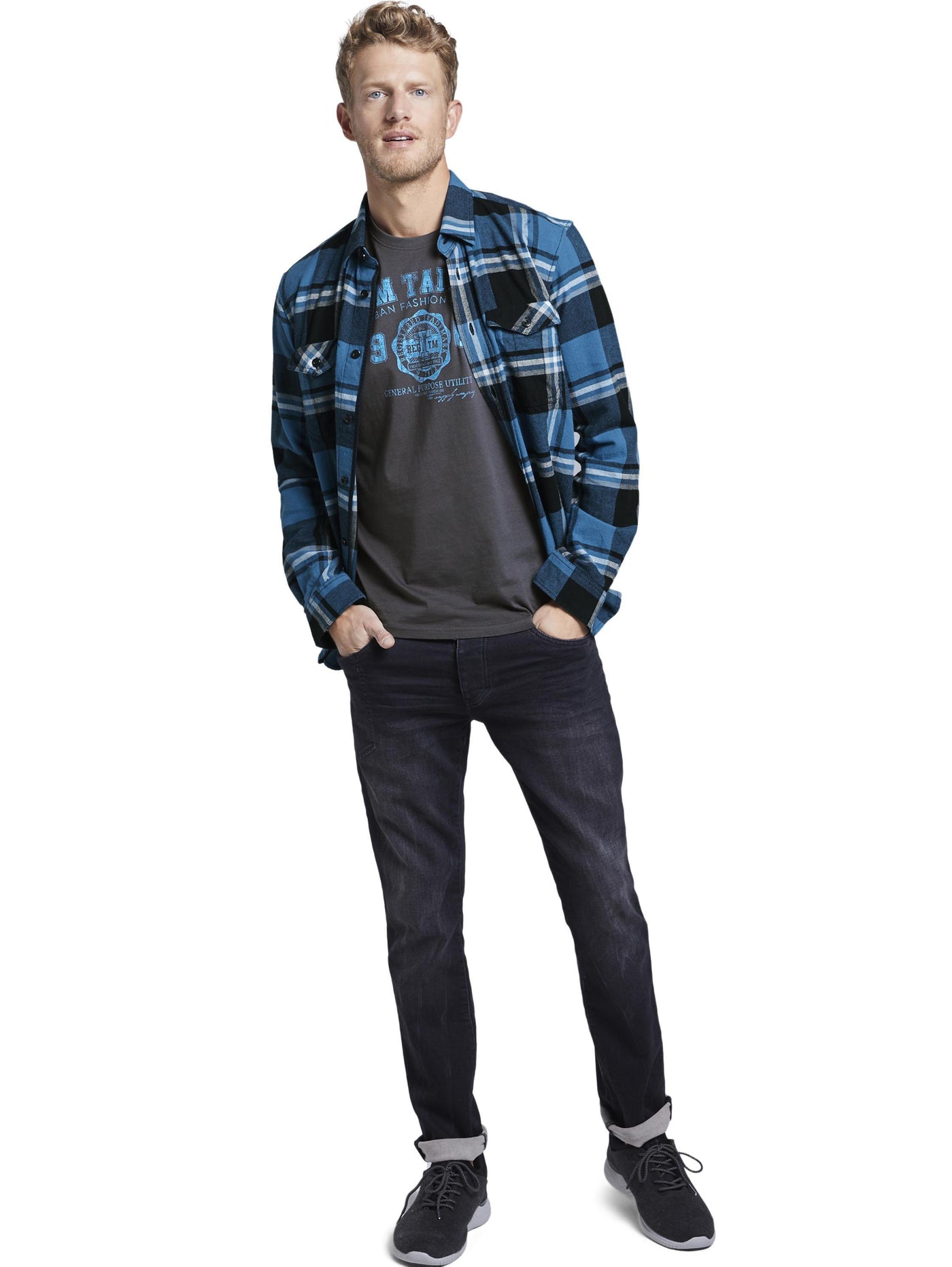 Tom Tailor Logo Kurzarmshirt