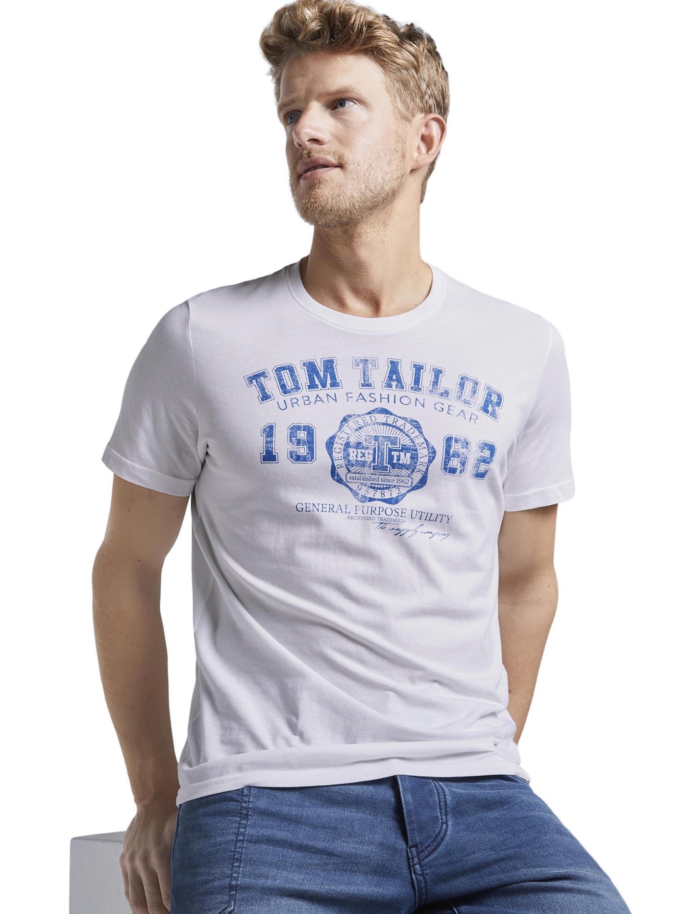 Tom Tailor Logo Kurzarmshirt