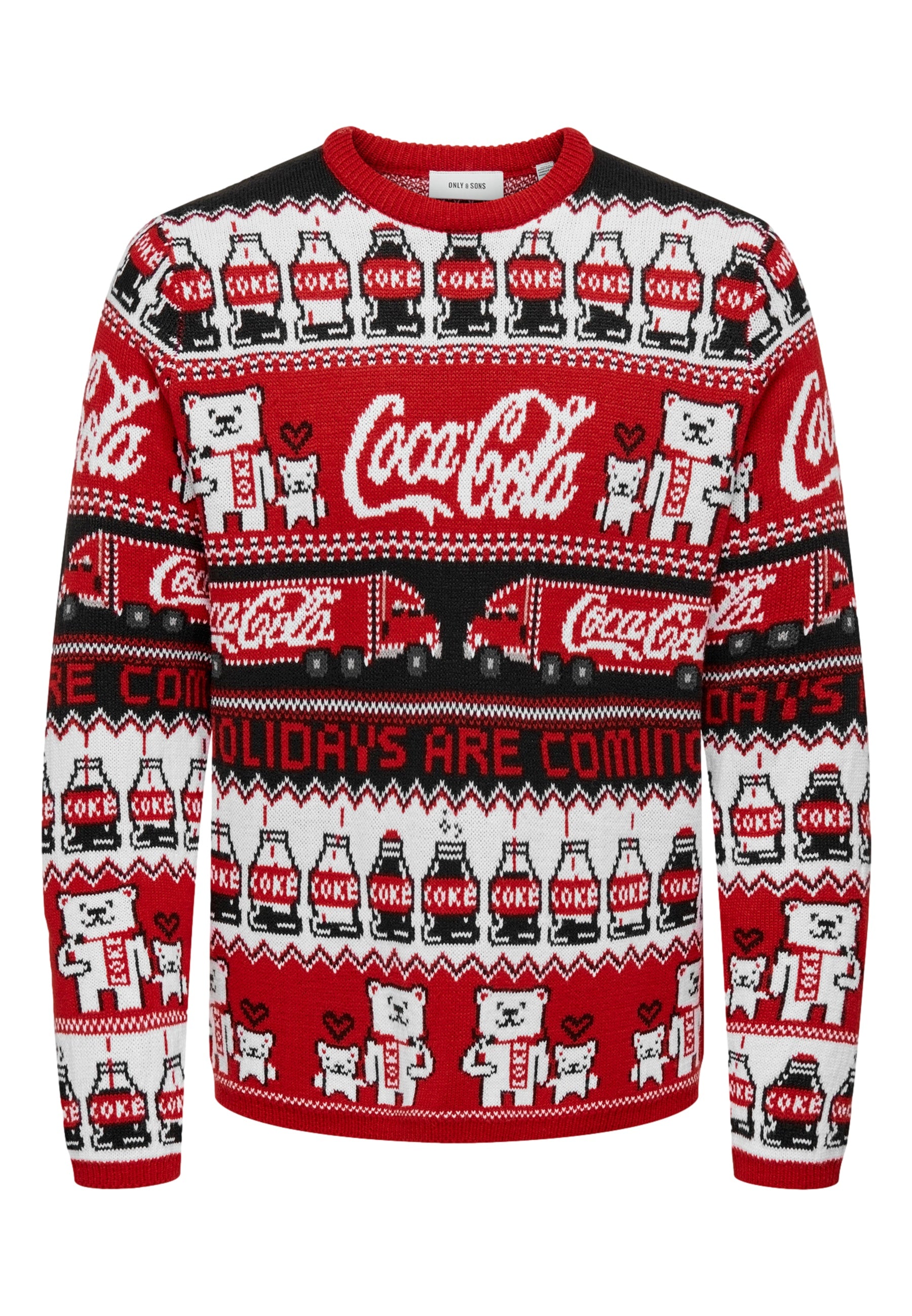 Only & Sons Xmas Reg Strickpullover R-Neck