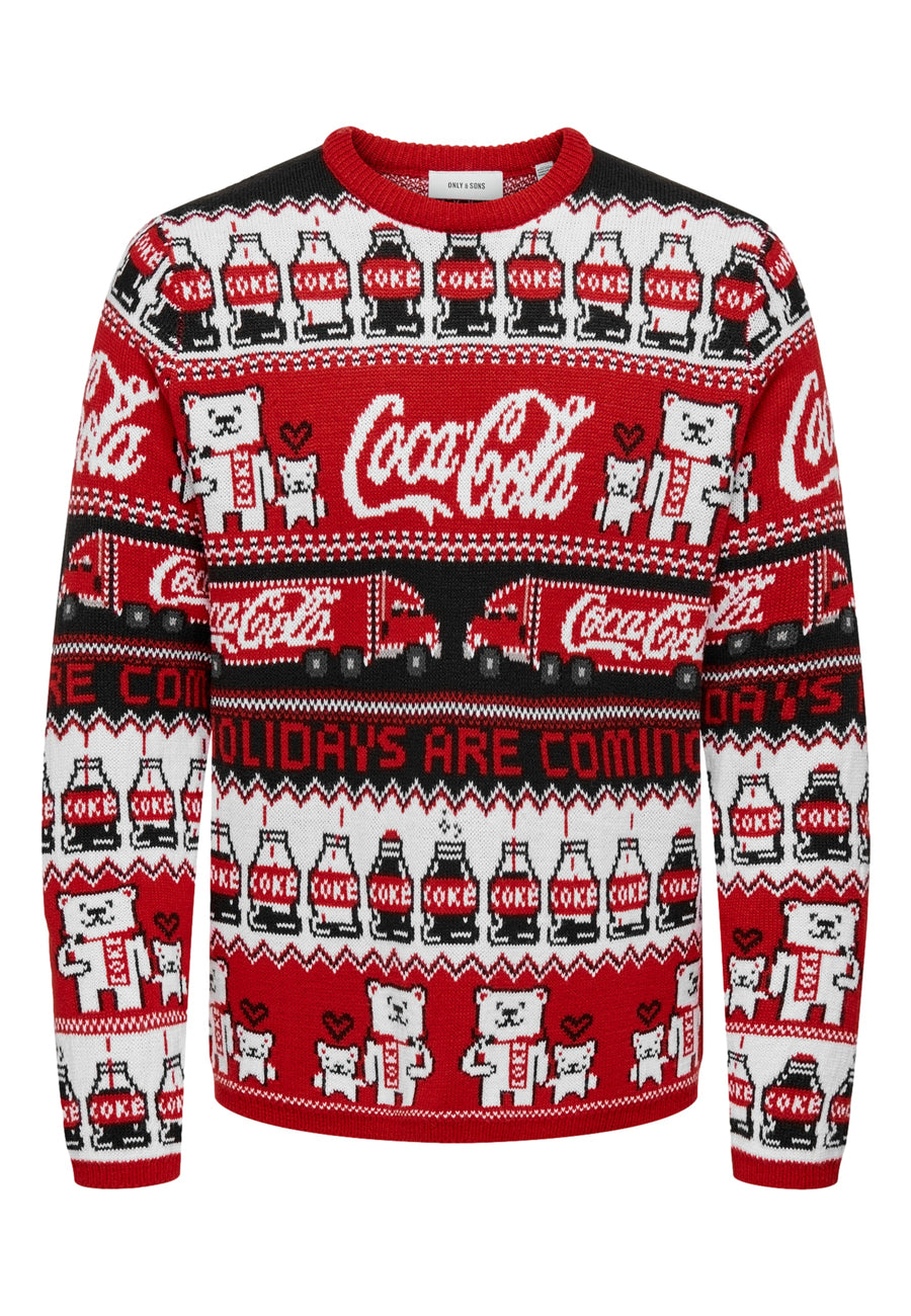 Only & Sons Xmas Reg Strickpullover R-Neck