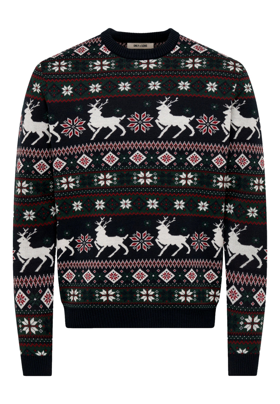 Only & Sons X-Mas 2 Strickpullover R-Neck