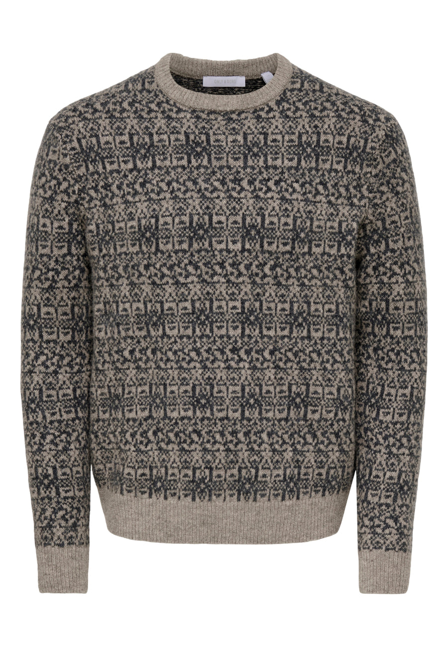 Only & Sons Sage Nordic Strickpullover R-Neck