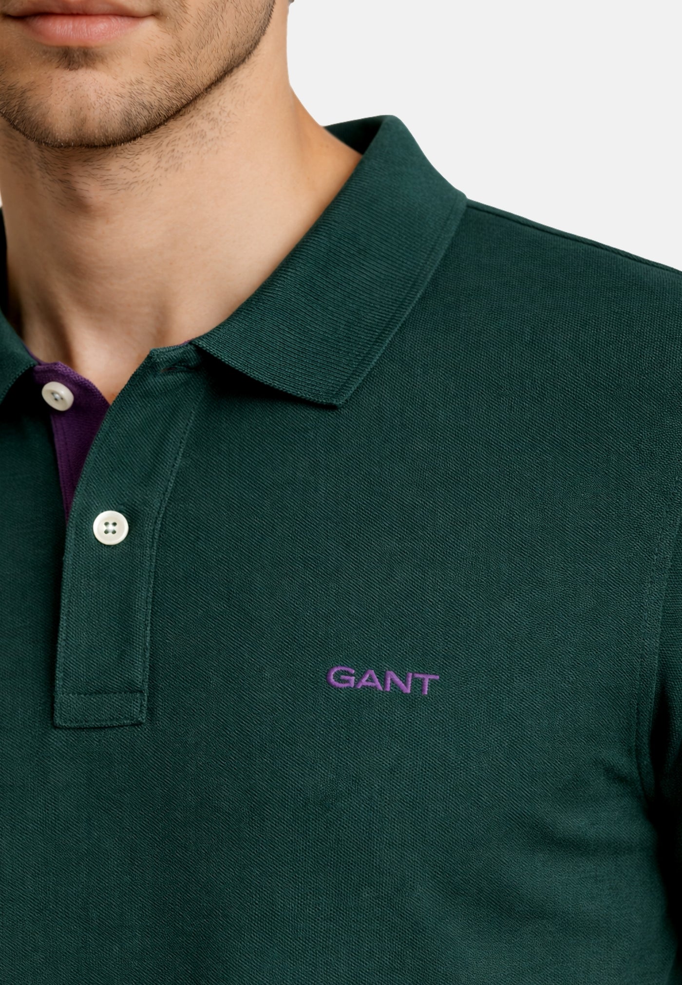 Gant Langarmshirt mit Polokragen