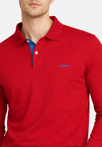 Gant Langarmshirt mit Polokragen