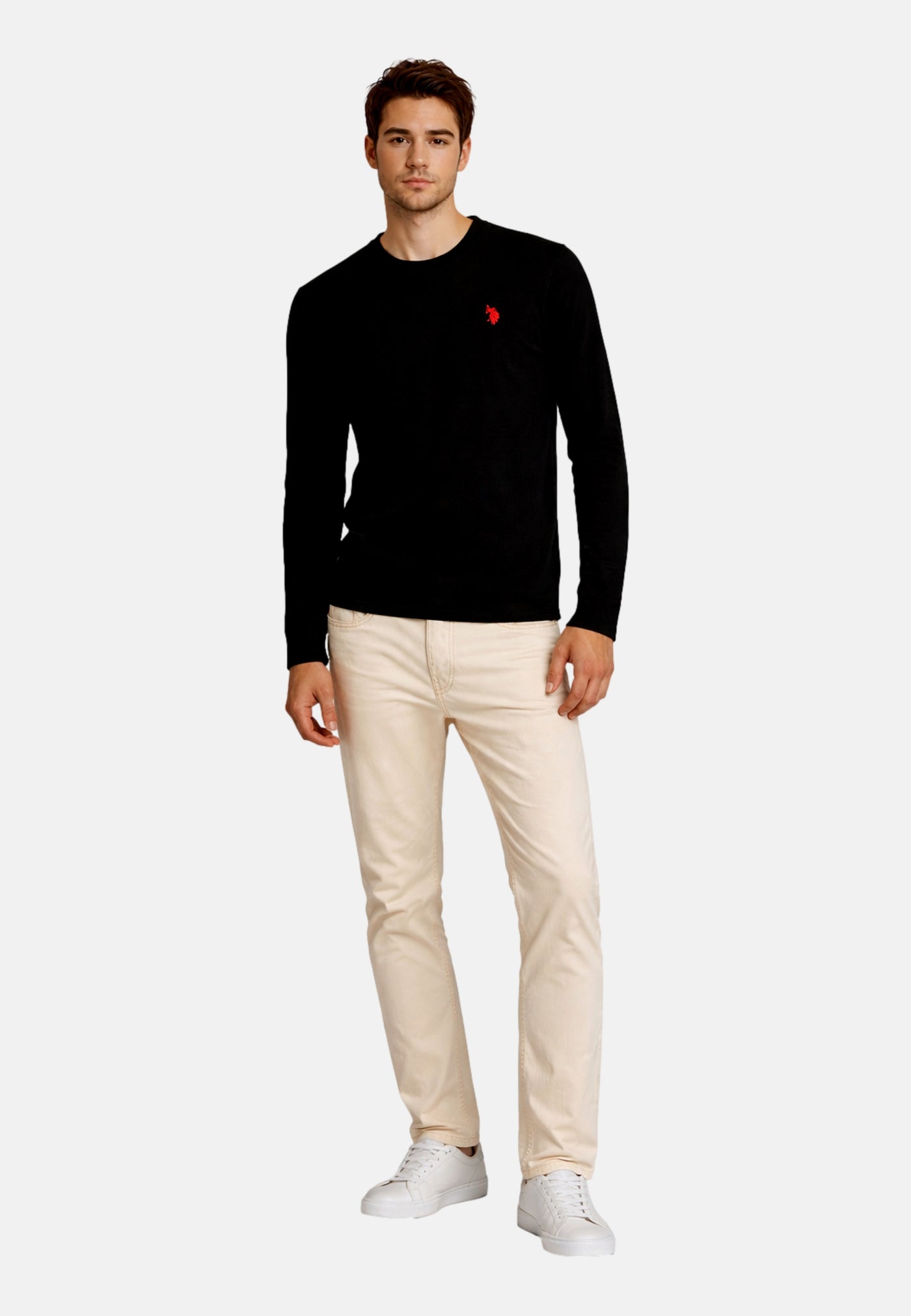 U.S. POLO Longsleeve Shirt R-Neck Sweater