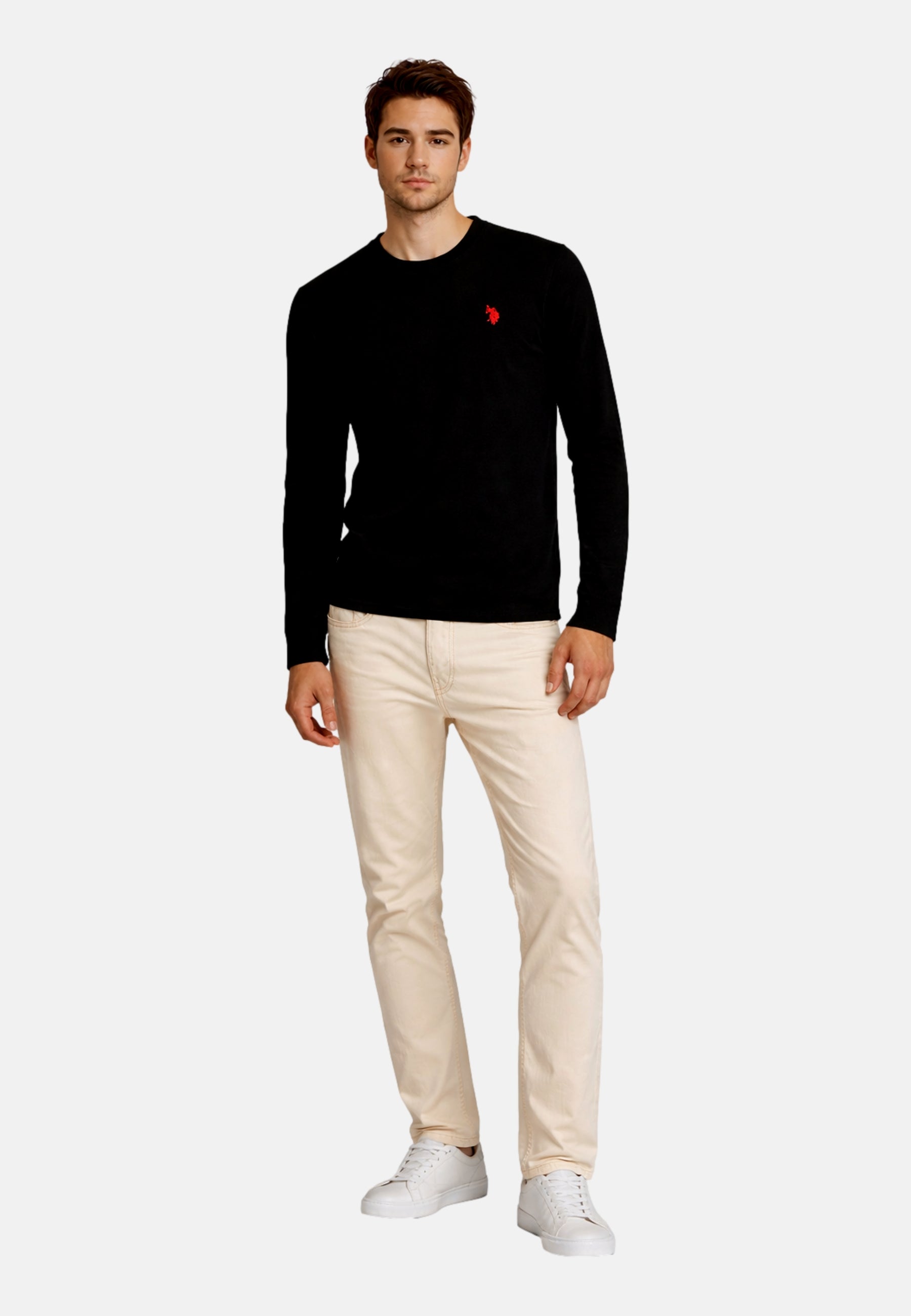 U.S. POLO Longsleeve Shirt R-Neck Sweater