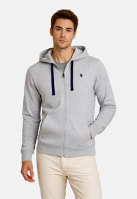 U.S. POLO Sweatjacke Zipper Hooded Jacke mit Kapuze