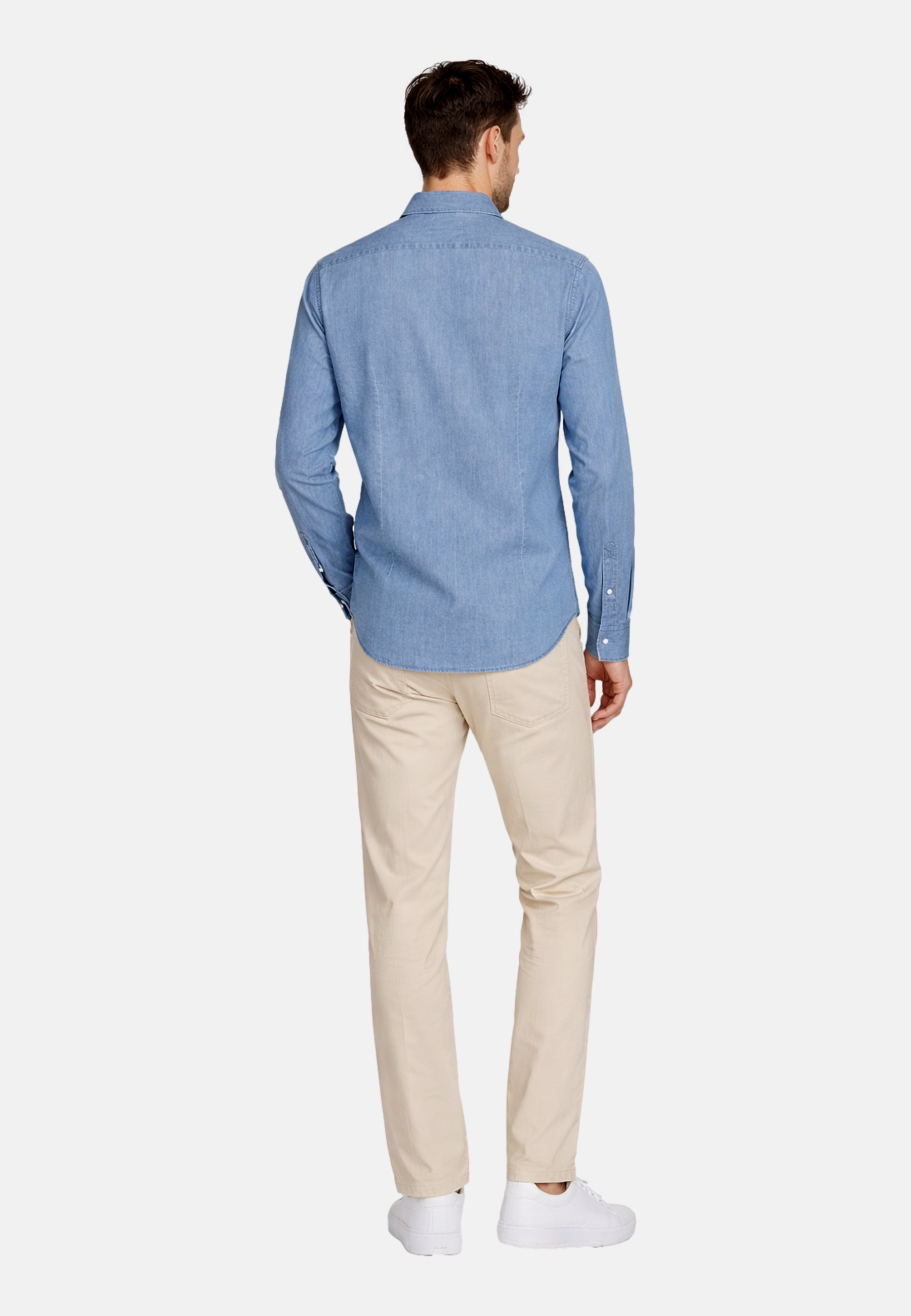 Seidensticker Langarmhemd Light Kent mit Kent Kragen