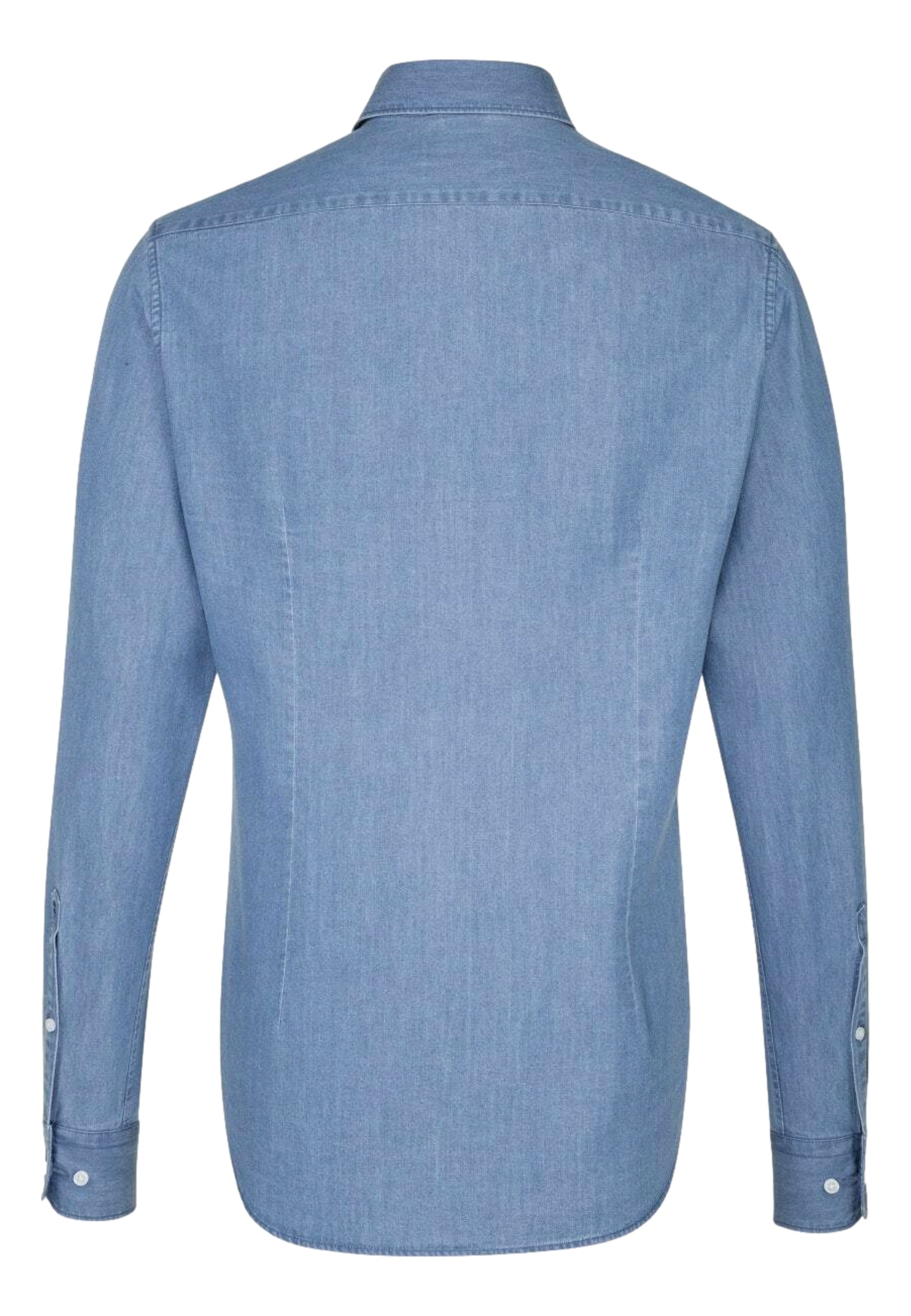 Seidensticker Langarmhemd Light Kent mit Kent Kragen