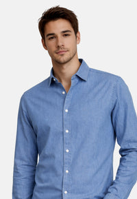 Seidensticker Langarmhemd Light Kent mit Kent Kragen